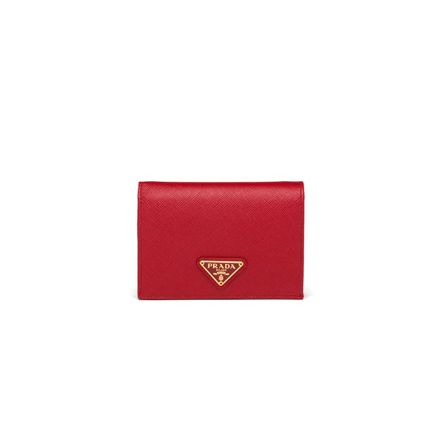 Pra*a small saffiano leather wallet 1mv021 (11.2*8.5cm)