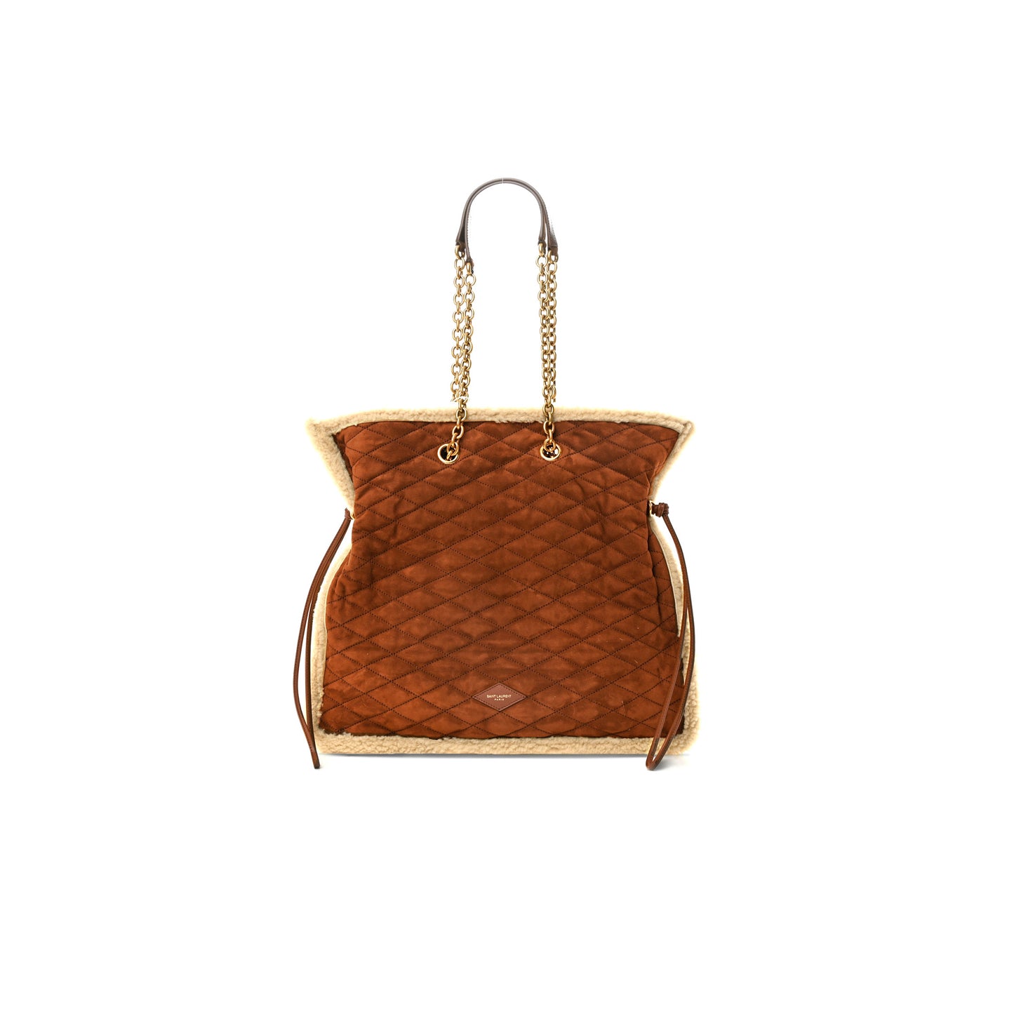 Y*L le pochon quilted in suede shearling 7424401357566 (42*36.5*1cm)