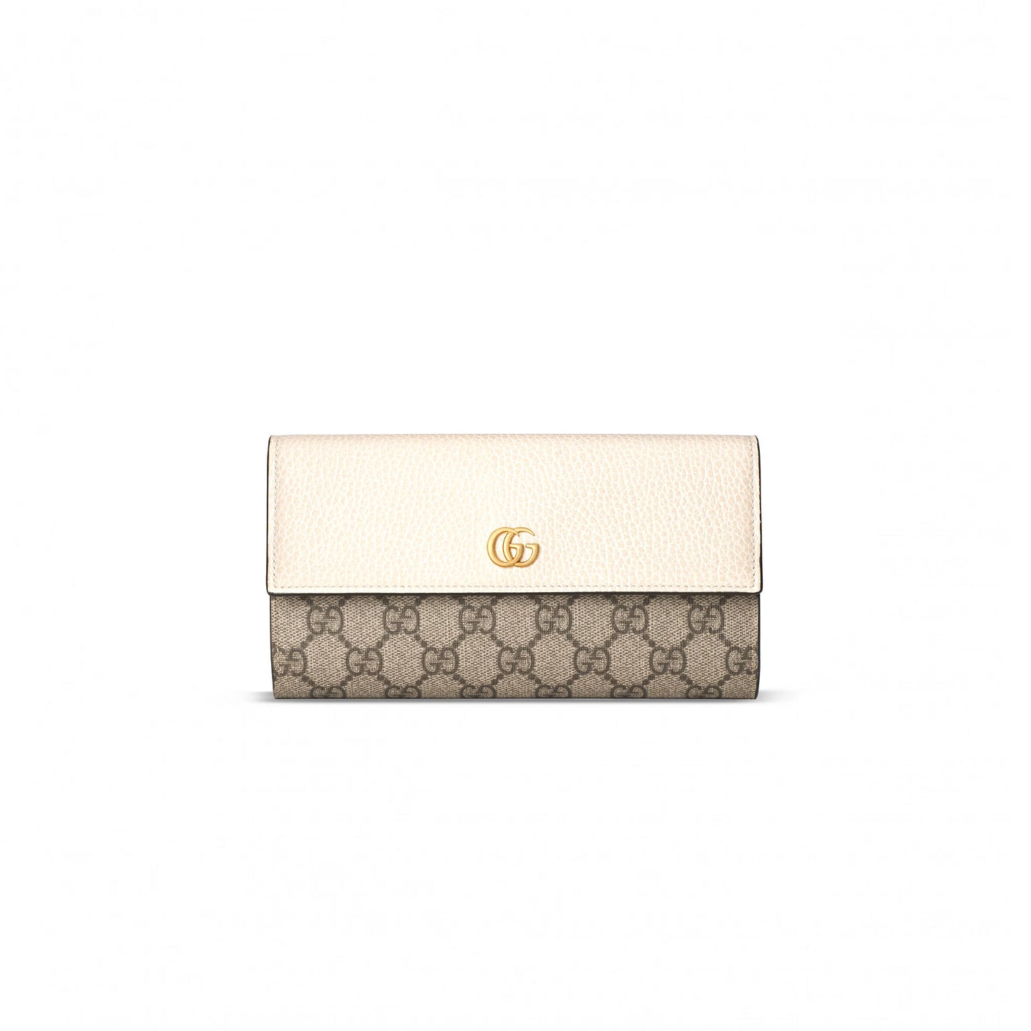 Gvc*1 gg marmont bi-color continental wallet 456116 (10*19*3.5cm)