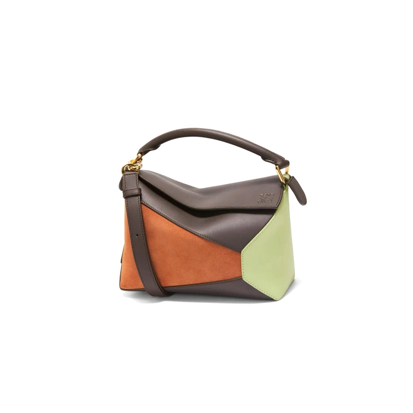 L0ew* small puzzle bag in classic calfskin and suede a510p60x94-4522 (24*16.5*10.5cm)