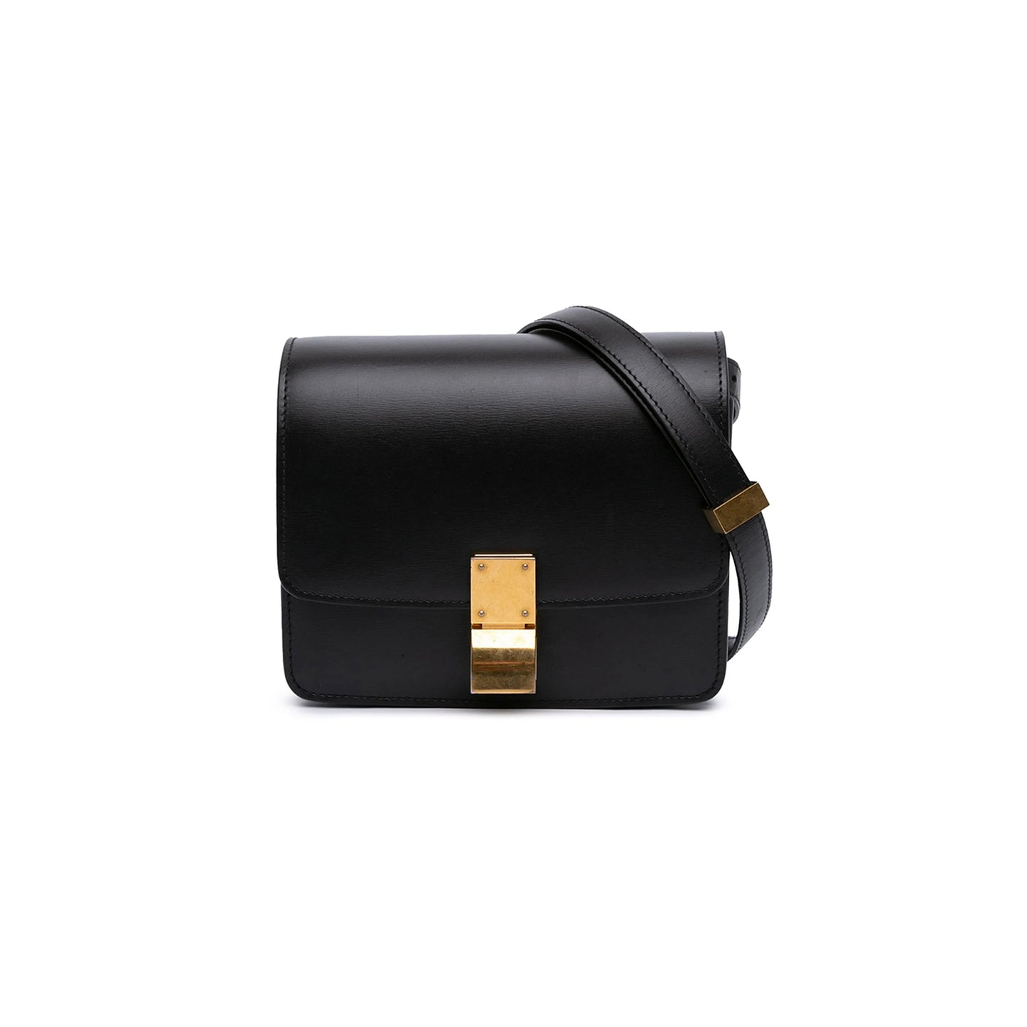 CELIN SMALL SHOULDER BAG IN CLASSIC STRIPED CALFSKIN 189183DLS.38NO (16*13*7cm)