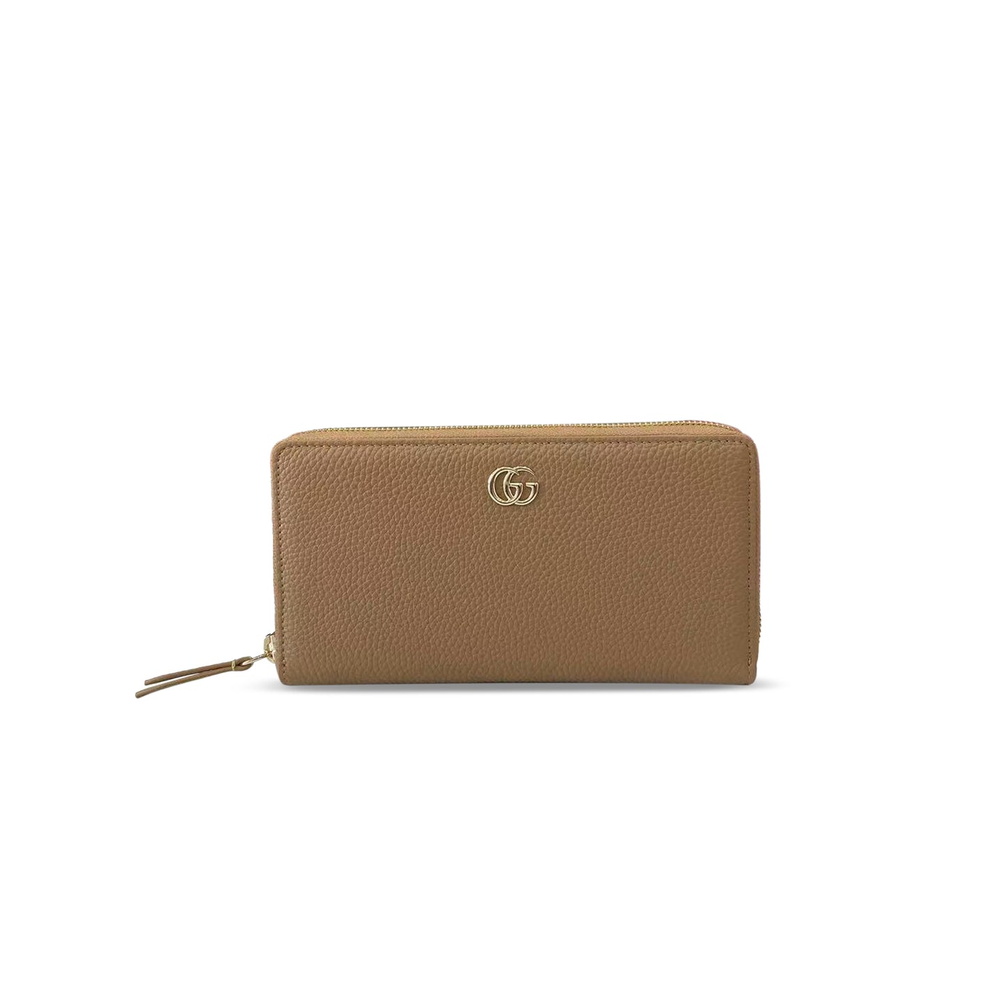 G*u*i bi-color gg marmont zip around wallet 456117 (19*10.5*2cm)