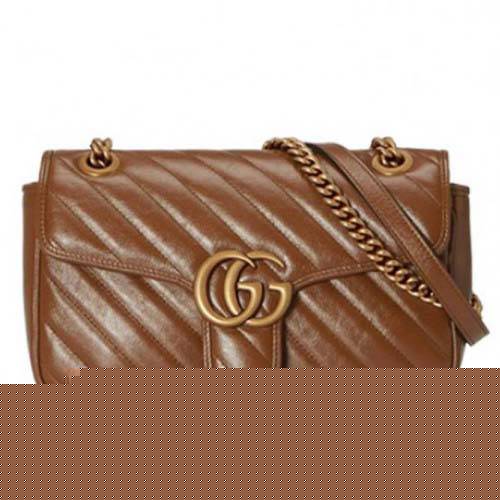 G*u*i gg marmont mini matelassÉ shoulder bag 446744 (23*14*6cm)