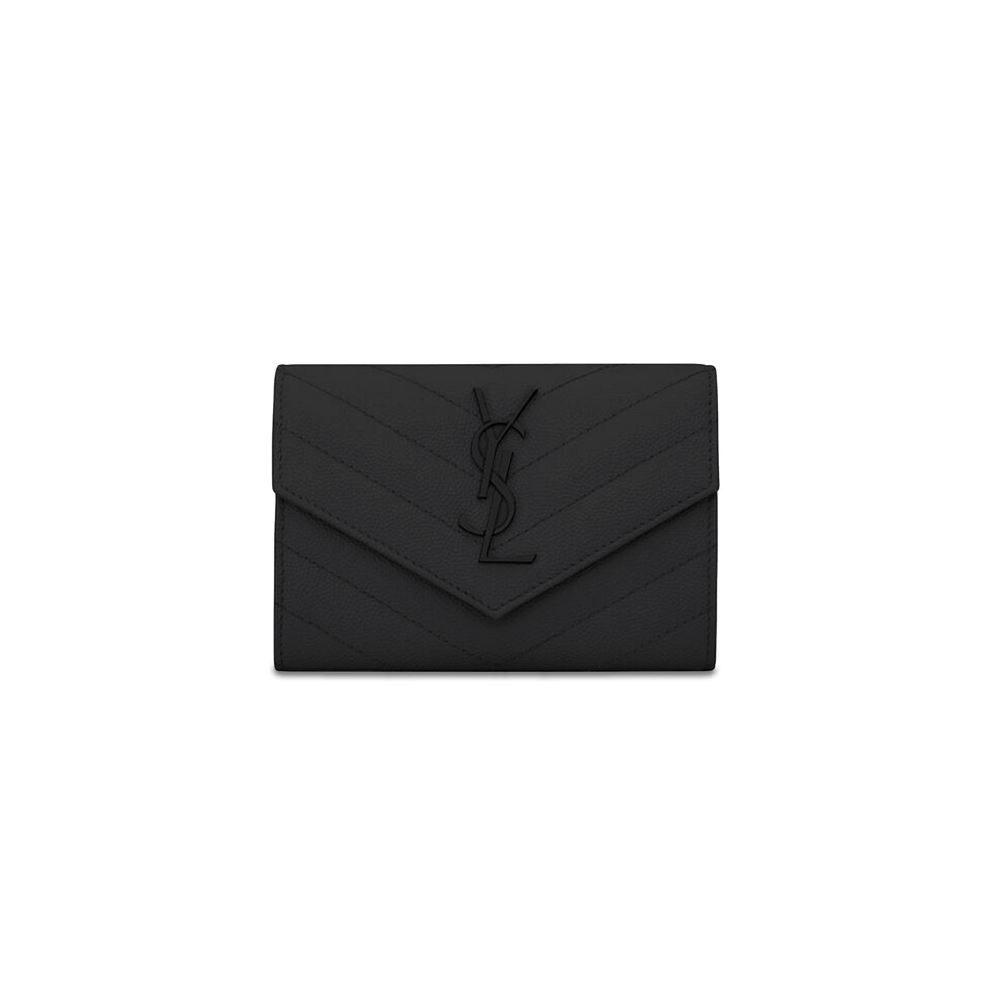Y*L cassandre matelassÉ small envelope wallet in grain de poudre leather 414404bow081000 (13.5*9.5*3cm)