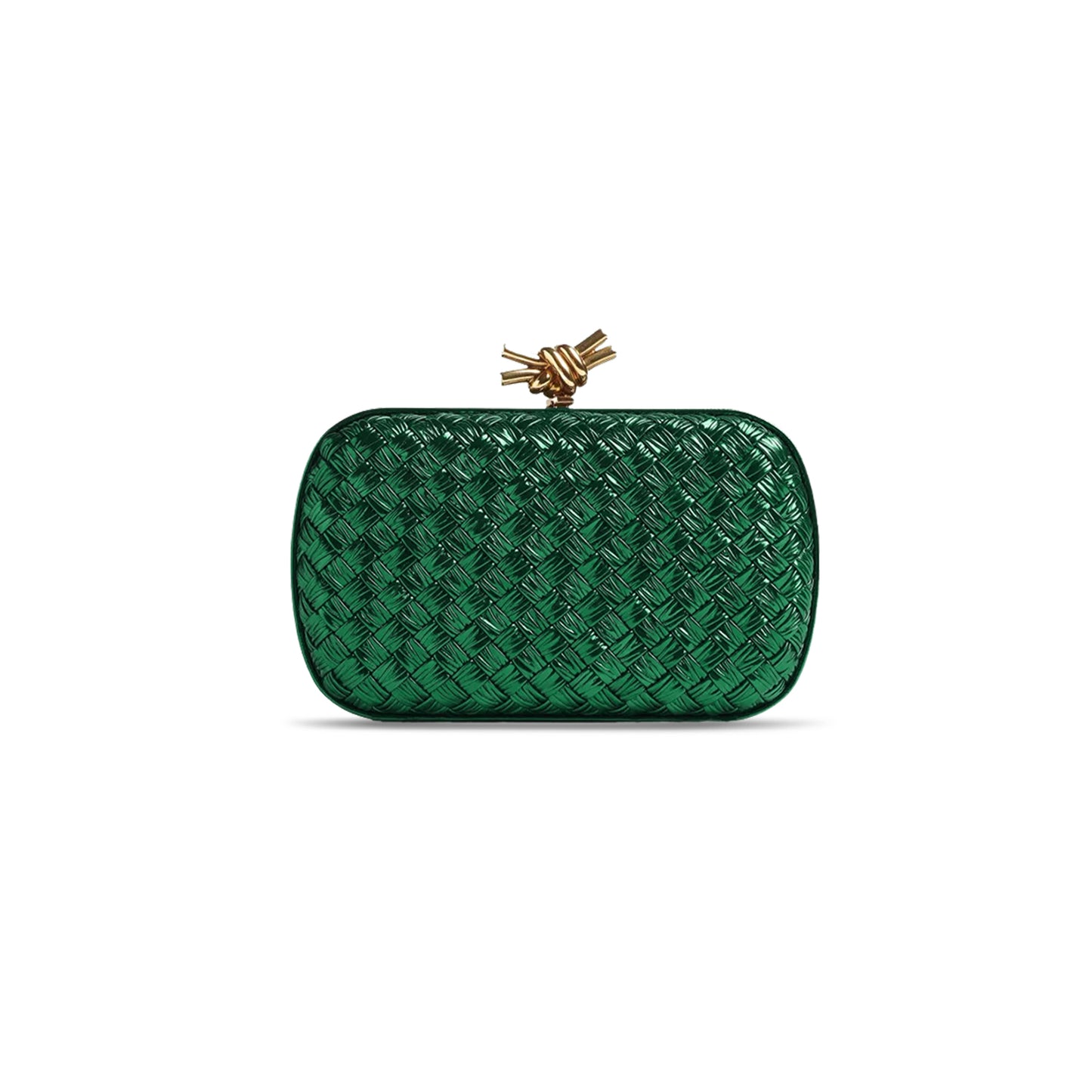 bo*te*ga Ve*ne*ta knot minaudiÈre clutch 717622v3aa12310 (20.5*12.5*6cm)