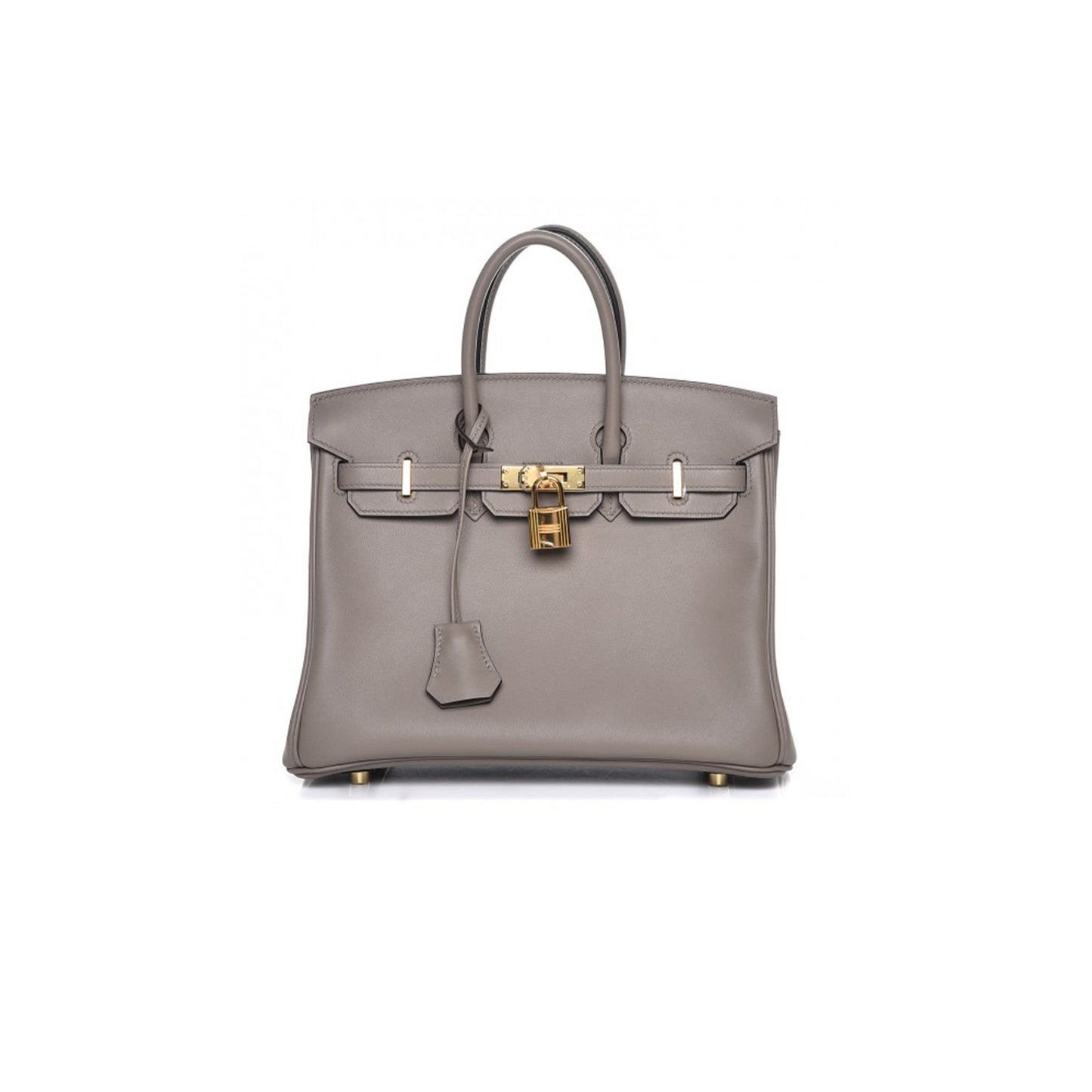 H**mes master birkin 25 swift asphalt grey gold buckle bag h049362ck03 (25*20*13cm)