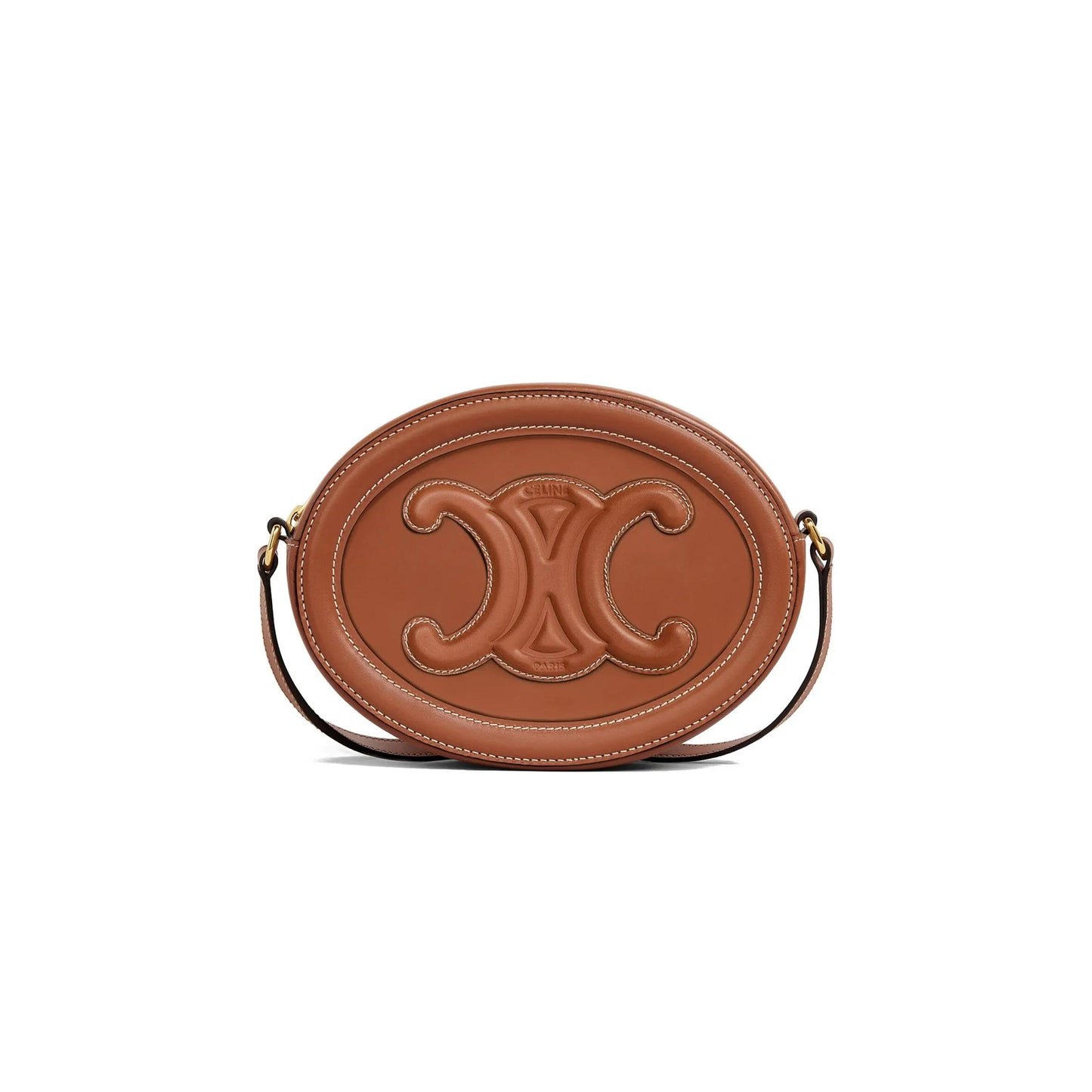 Ce**e small crossbody in triomphe smooth cowhide 10i703dpq.04lu (16*12.5*4cm)