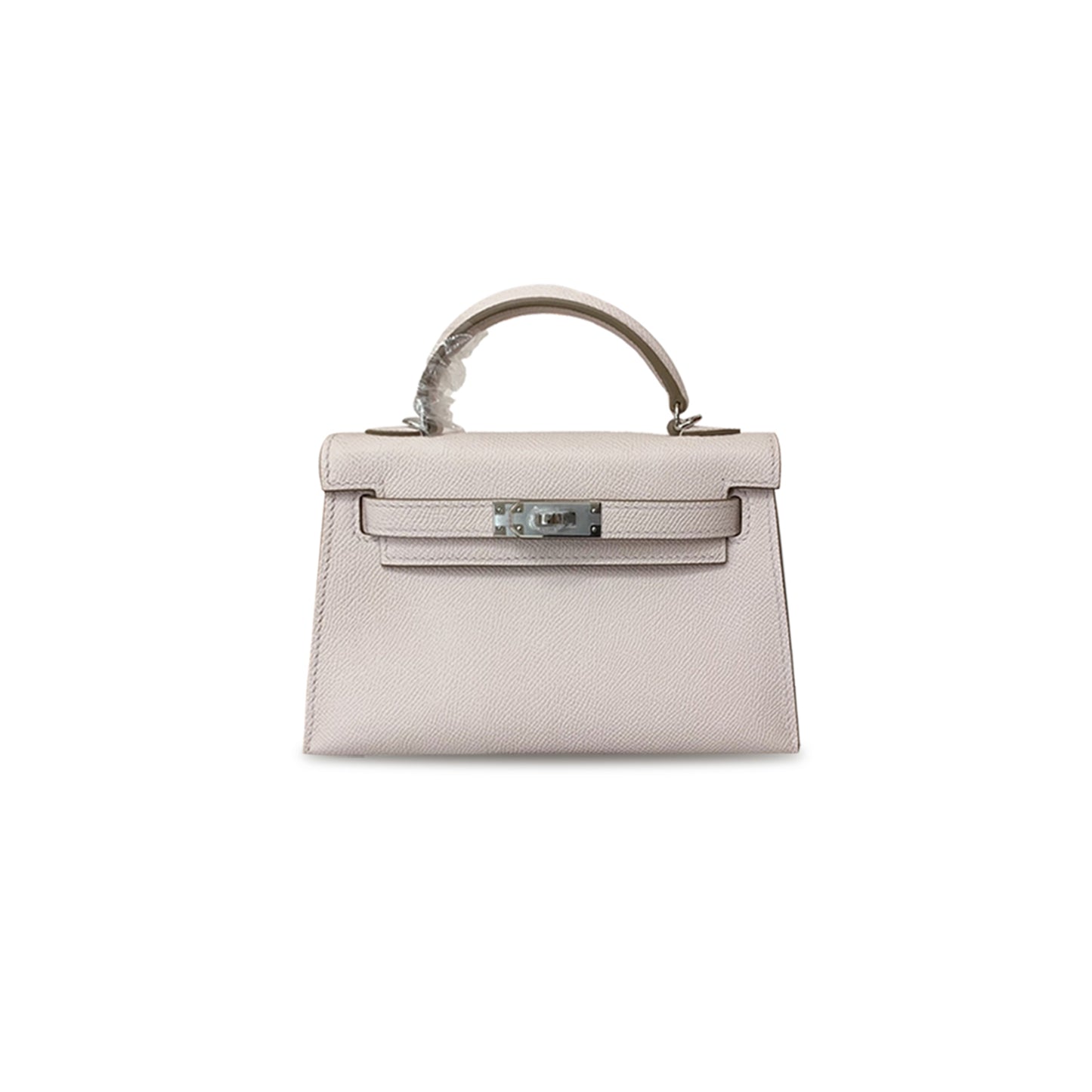 H**mes master mini kelly ii epsom fantasy purple silver buckle (19*12*5.5cm)