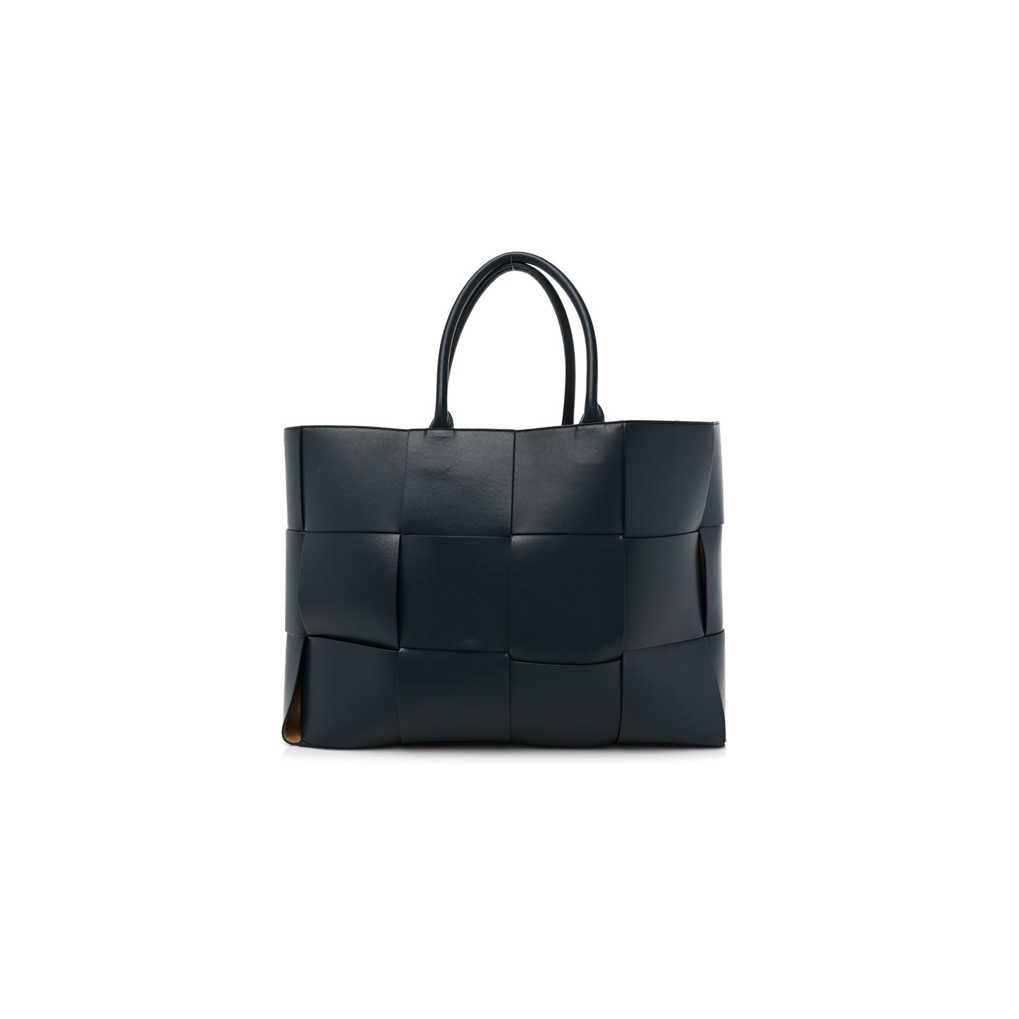bo*te*ga Ve*ne*ta nappa maxi intrecciato mens arco tote navy blue 1437827 (46*34*13cm)