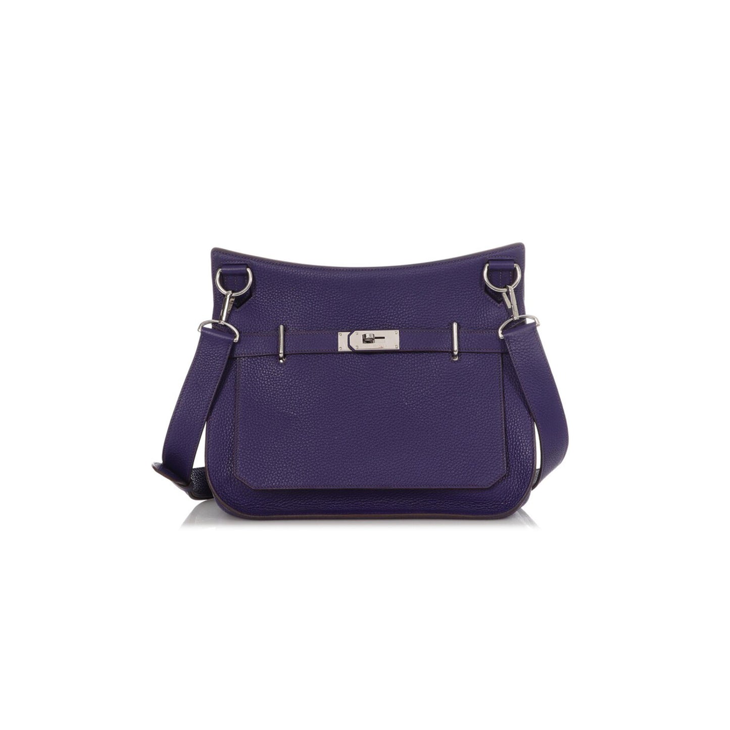 H**mes master anemone togo leather palladium plated jypsiere 28 bag (28*22*12cm)
