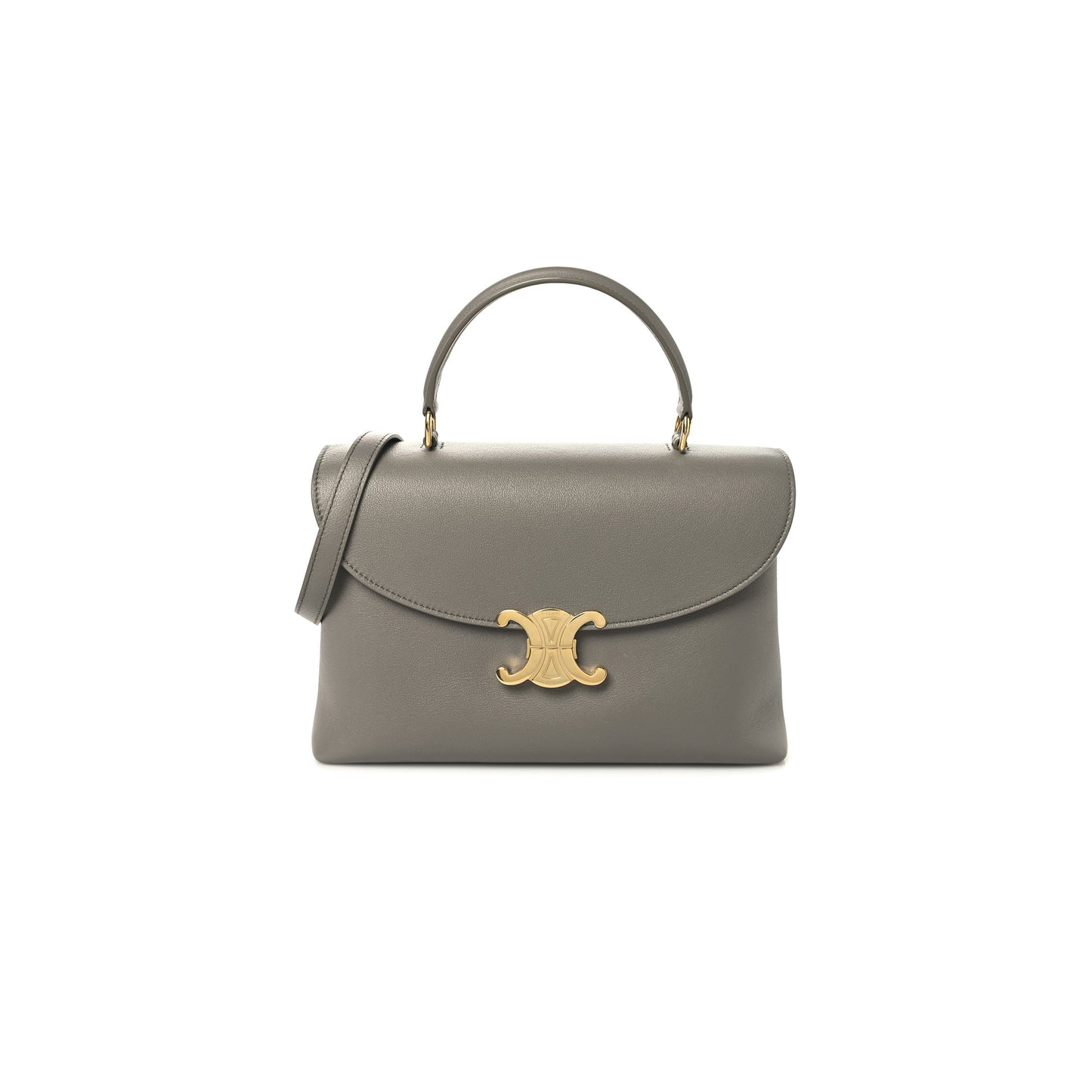 ce1i*e medium nino bag in S*pple grained calfskin 117523fxk-10bl (25*17.5*10cm)