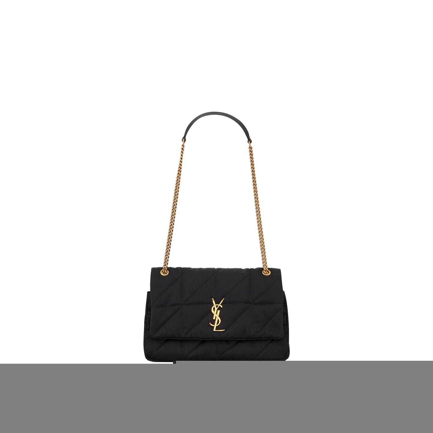 Y*L jamie medium chain bag in satin and leather 515821faauf1000 (25*15*7.5cm)