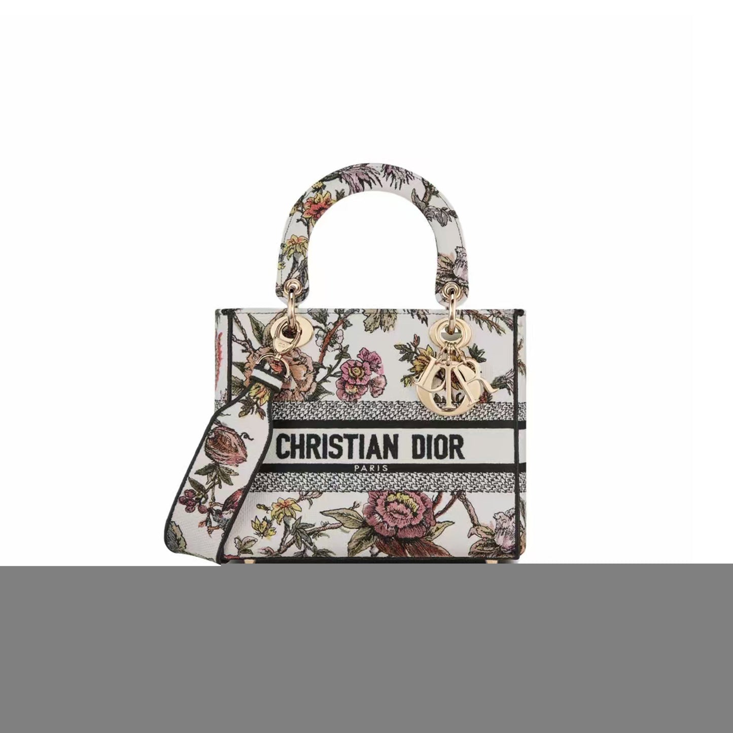 D*or ch**an D*or medium lady d-lite cloth bag m0565orzb (24*20*15cm)