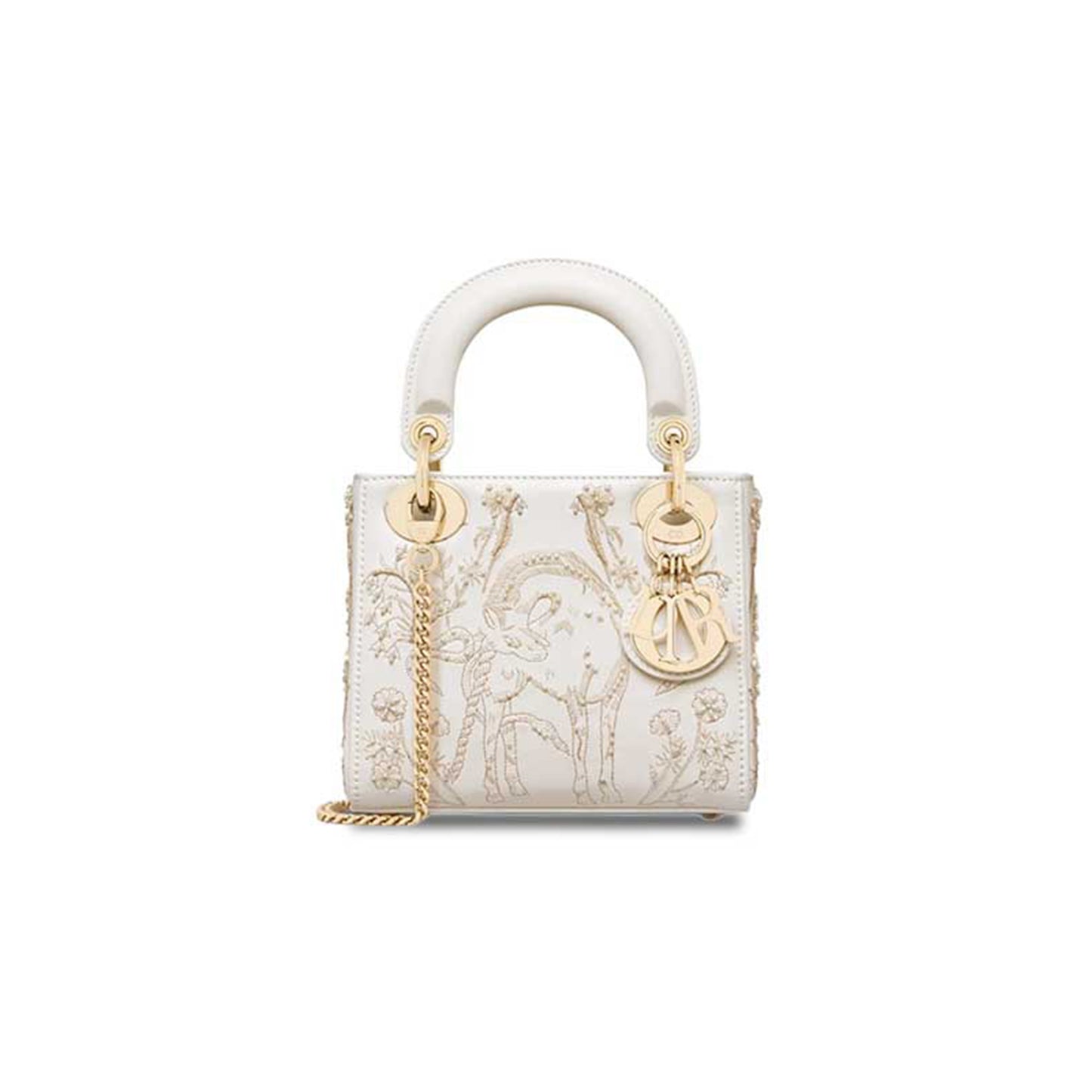 D*or lady embroidered crossbody tote bag mini m0505oinx-m941 (17*15*7cm)