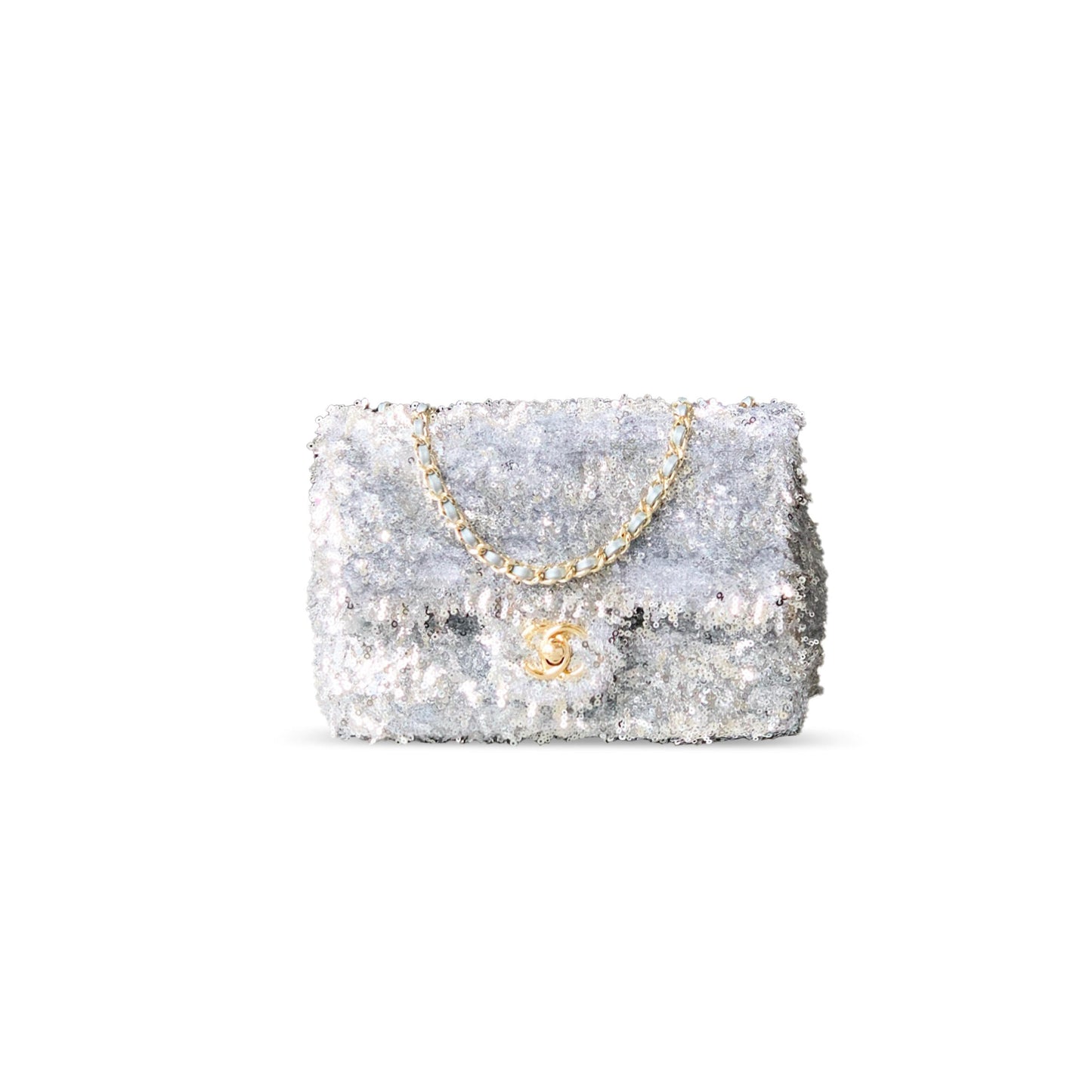 Ch*el rectangular mini flap bag 296366 (20*12*6cm)