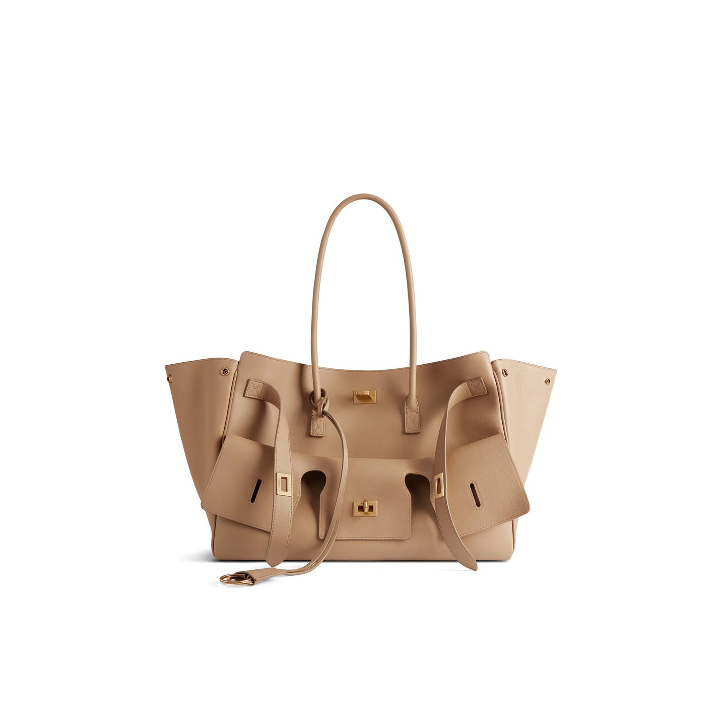 Ba1en*iaga women''s bel air carry all bag medium in latte 8054812abav2621 (36*28.9*16cm)