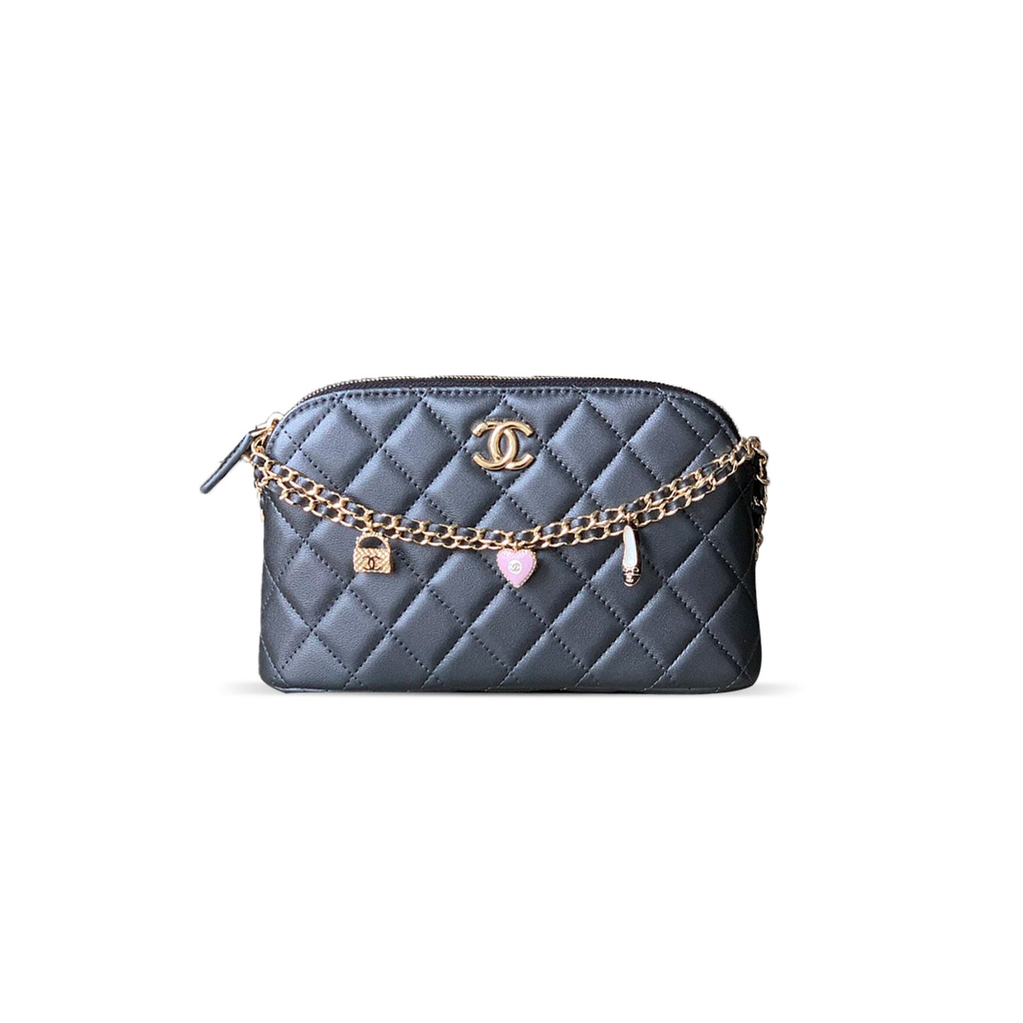 Ch**el master chain clutch black ap4526 (16*11*5.5cm)