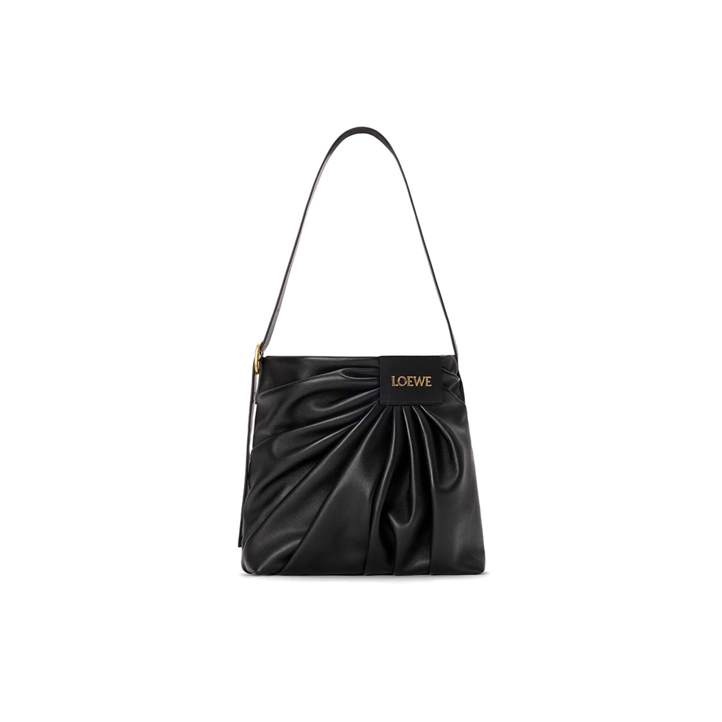 L0ew* draped tote in mellow nappa lambskin adhbdptx01-1100 (30*29*13cm)