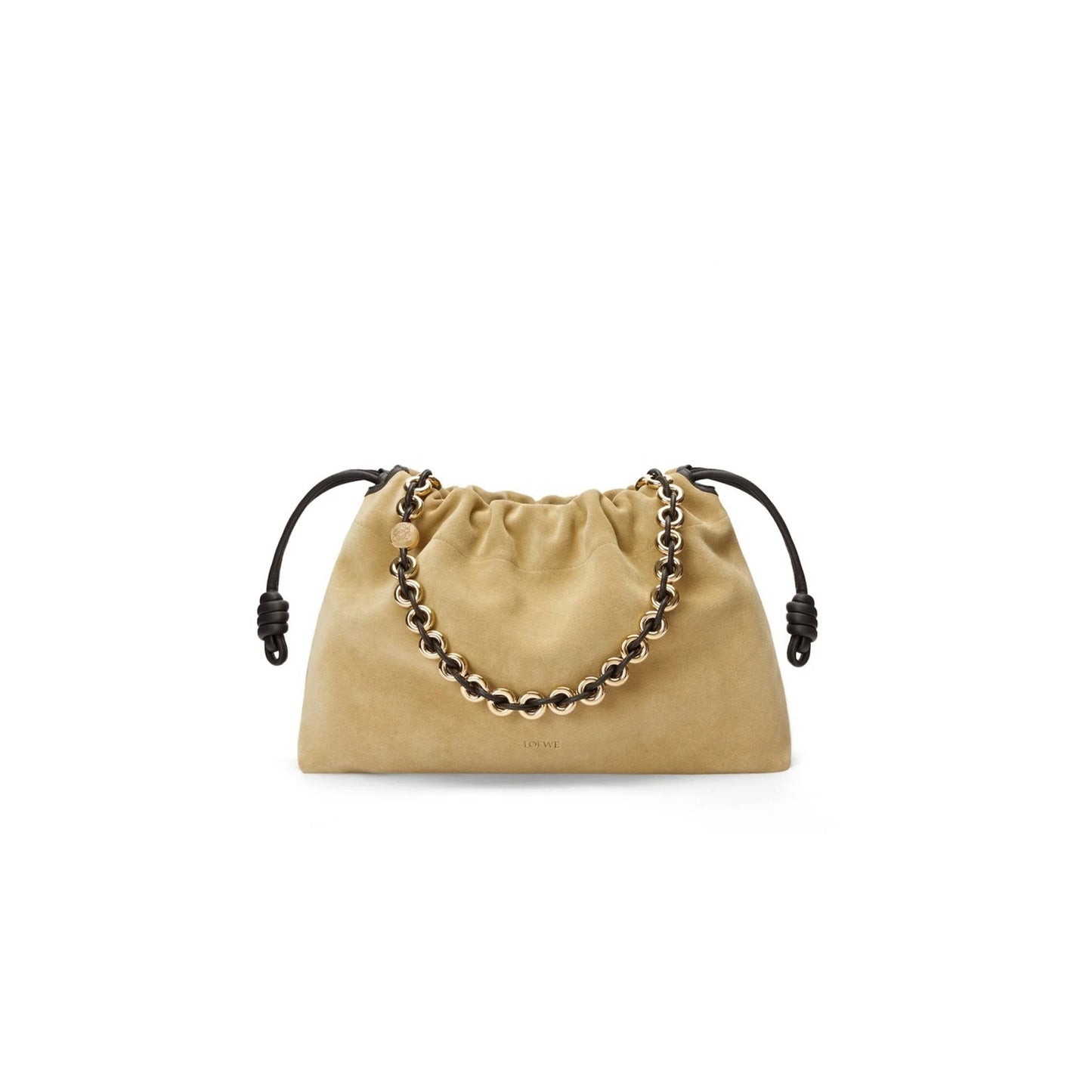 L0ew* medium flamenco purse in suede 012403 (30*20*10.5cm)