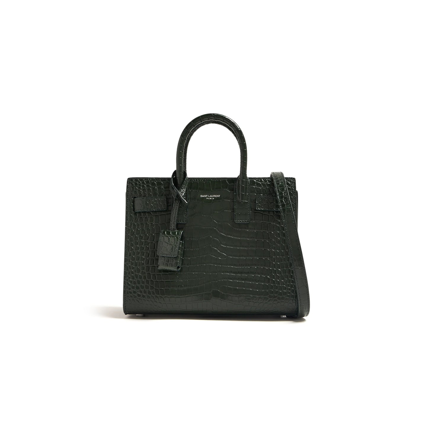 Y*L baby sac de jour croc embossed dark green 392035dnd1n3045 (22*18*10.5cm)