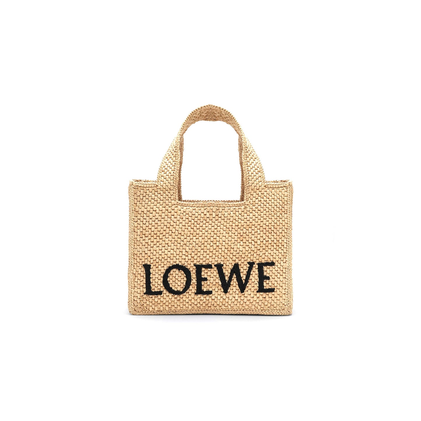 L0ew* font tote small raffia bagย a685b59x03nf (24*19.5*11cm)