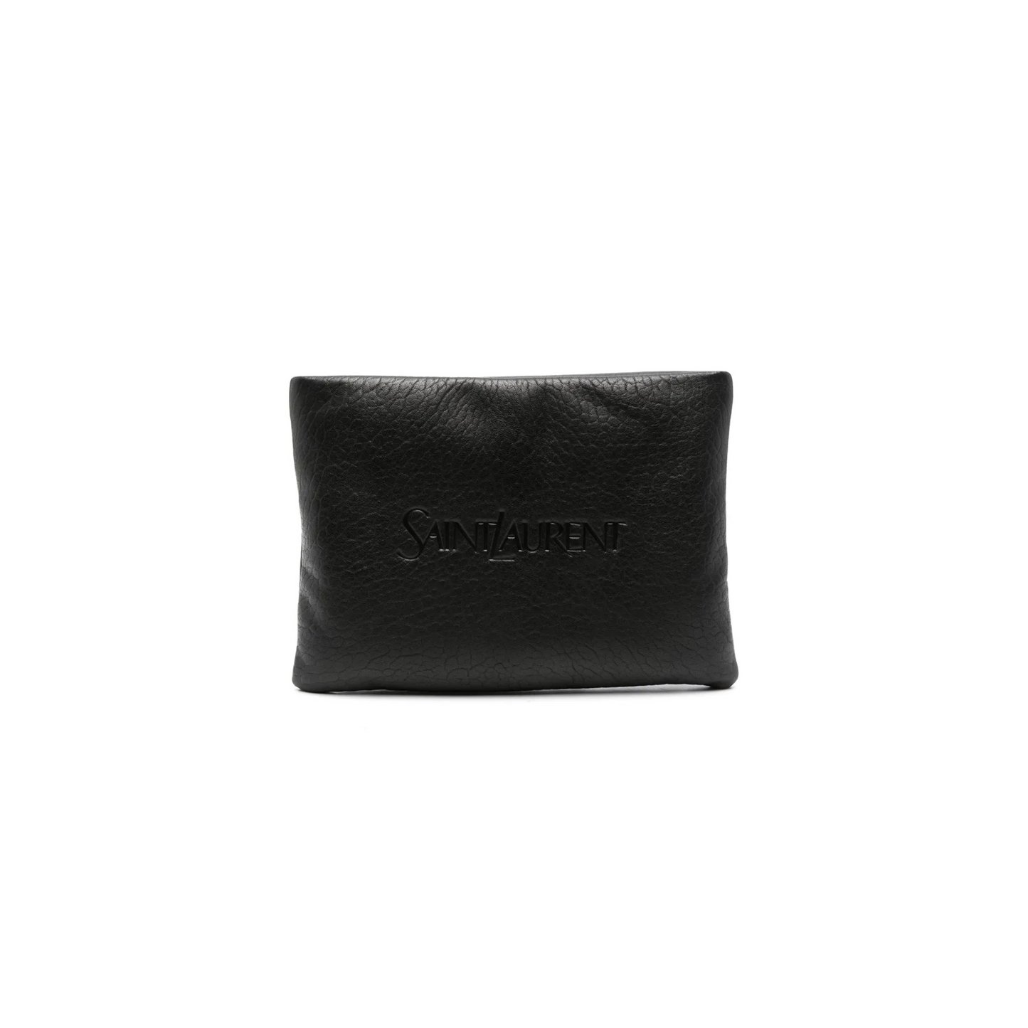 y*l Sa**t Lau*nt puffy pouch in lambskin 779512aadbz (30*22*3cm)