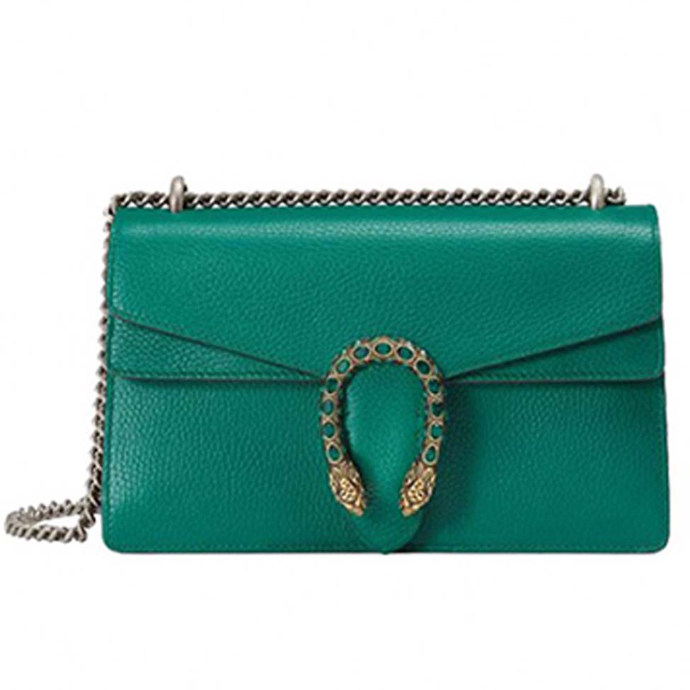 G*u*i dionysus leather shoulder bag 400249 (28*17*9cm)