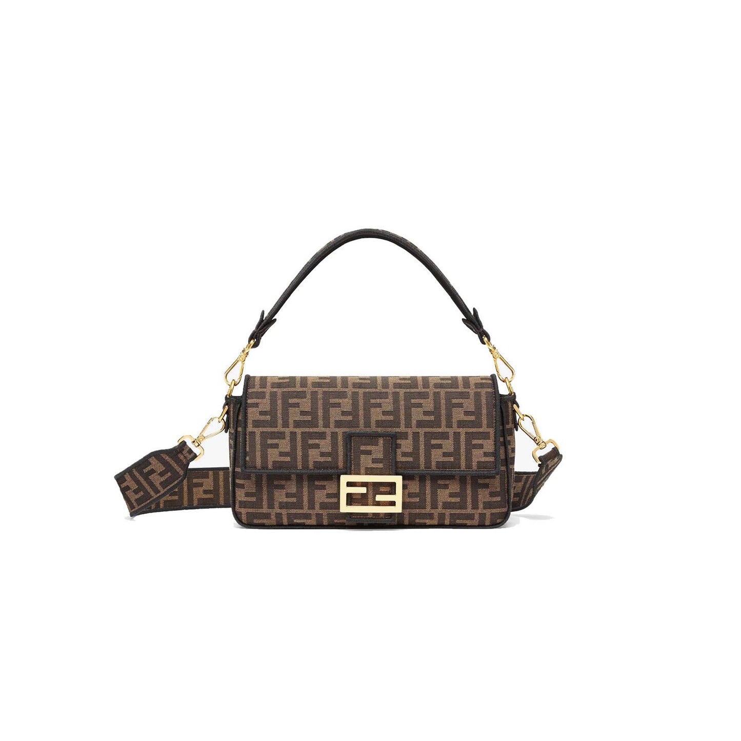 F**di baguette - jacquard ff fabric bag 8br600a6v5f17u4 (27*15*6cm)