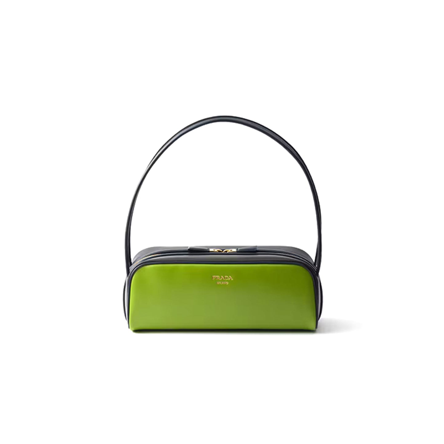 Pra*a swing smooth leather shoulder bag 1bc249 (28*11.5*10cm)
