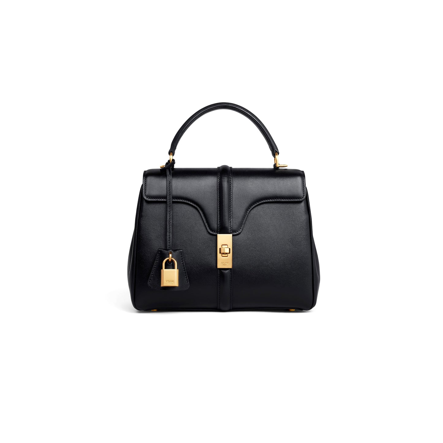 Ce**e small 16 bag in satinated calfskin 188003bey.38no (23*19*10.5cm)