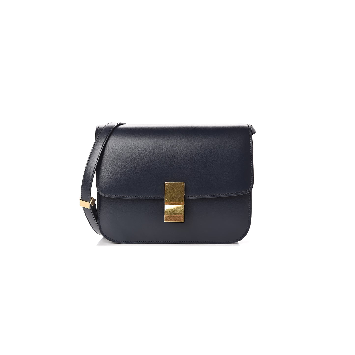 Ce**e medium shoulder bag in teen classic striped calfskin 164173dls.27fz (24*18*7cm)