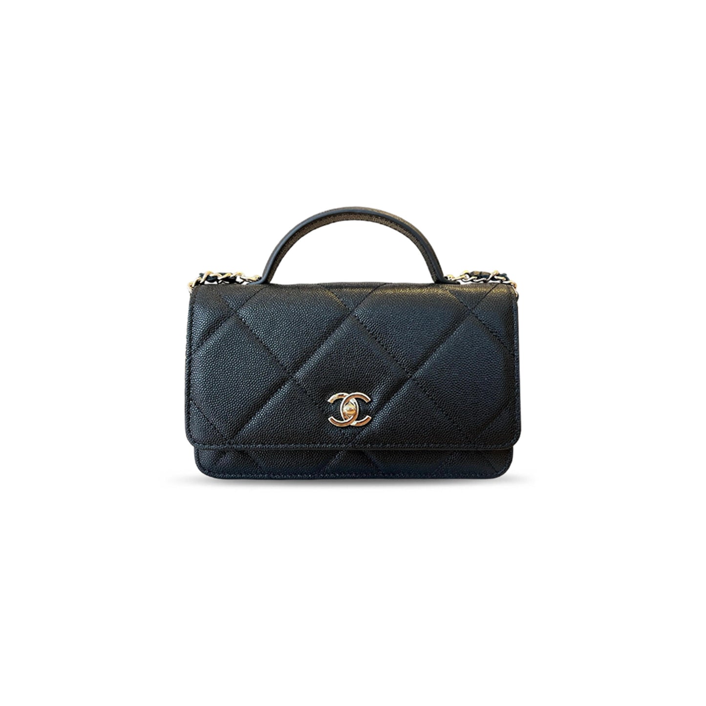 Ch**el 25k woc quilted chain bag a96170 (19*12*4cm)