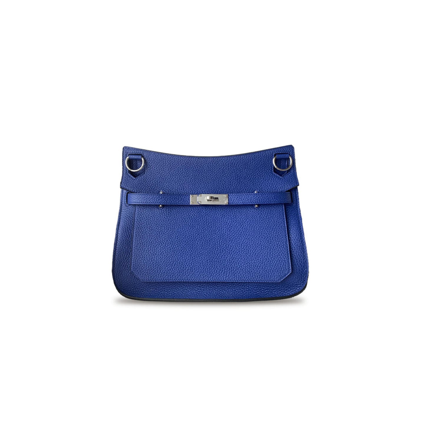 H**mes master jypsiere 28 bag in togo outremer leather blue (28*22*12cm)