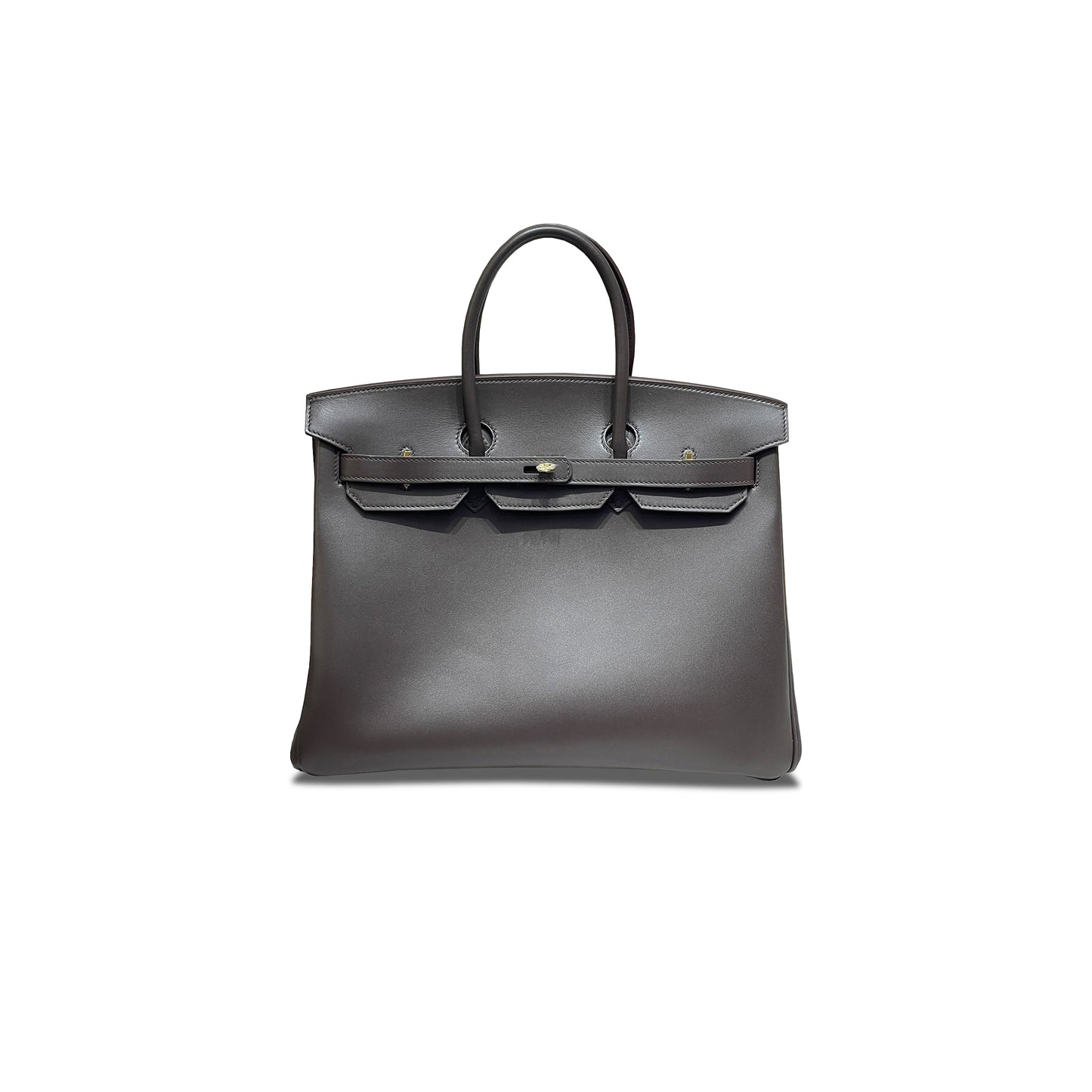 H**mes master birkin 35 box ebony color 4356310305 (35*25*18cm)