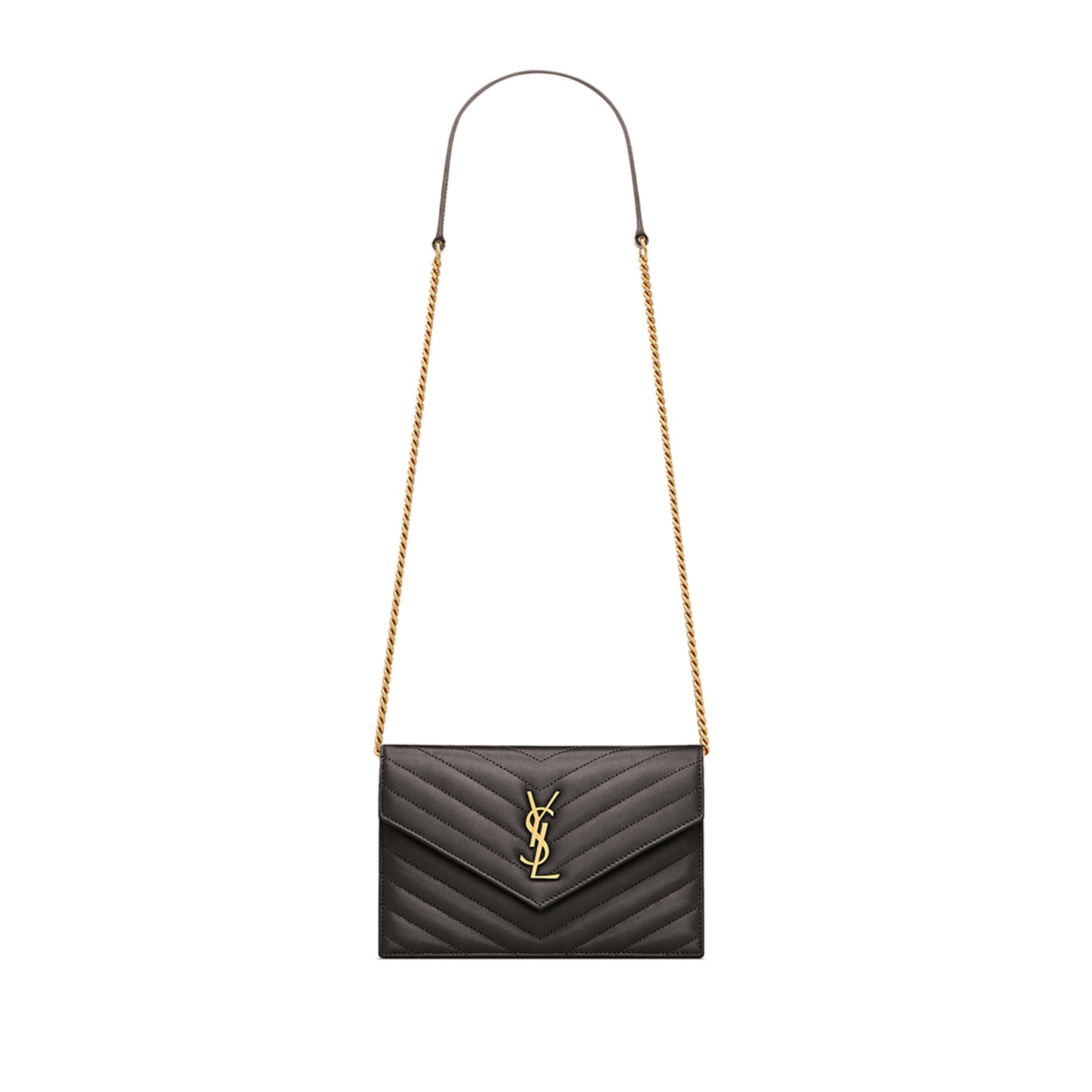 Y51 cassandre envelope chain wallet in lambskin 857605aaa441997 (19*12.5*3.5cm)