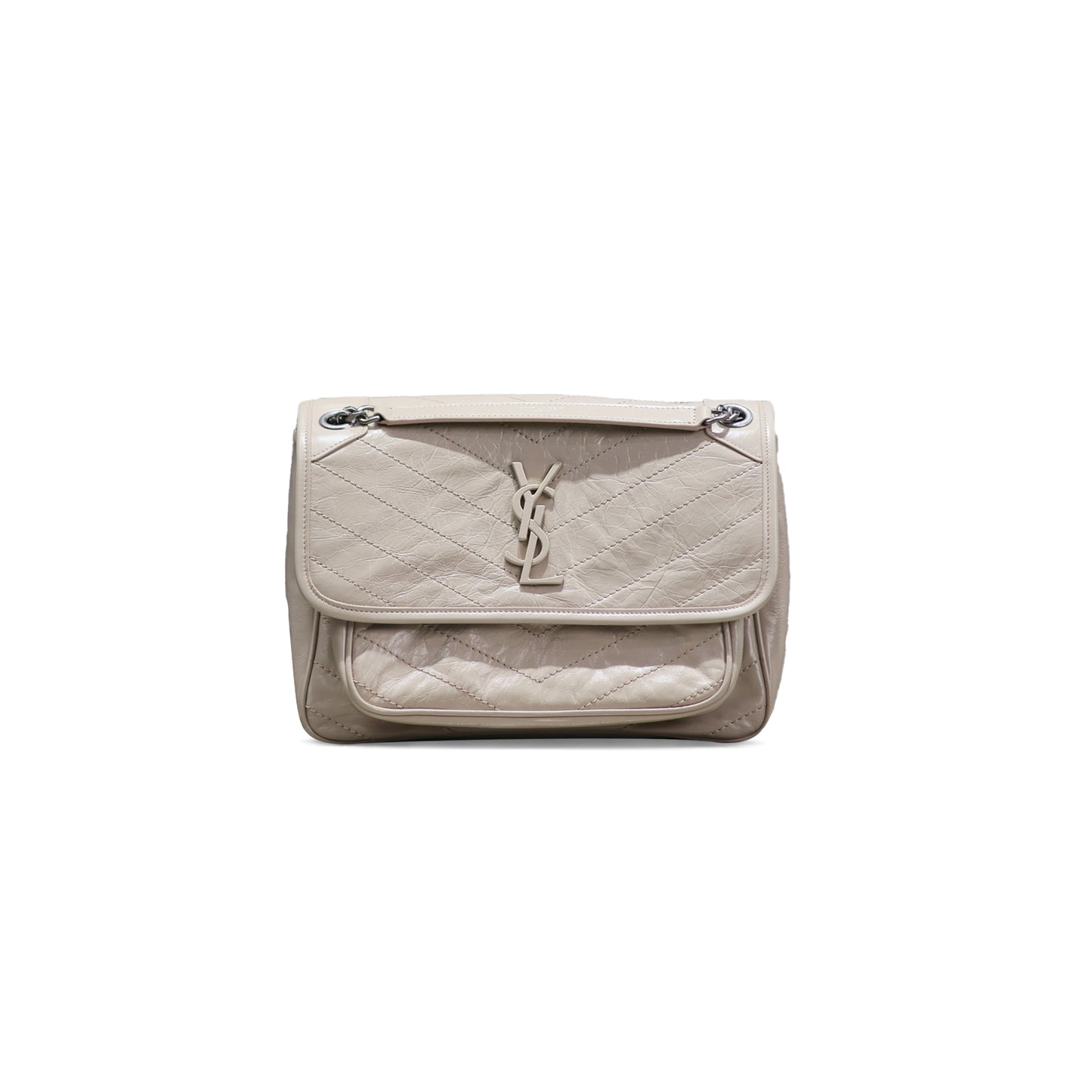 Y*L niki medium chain bag in crinkled vintage vegetable-tanned leather 633158352267 (28*20*8.5cm)