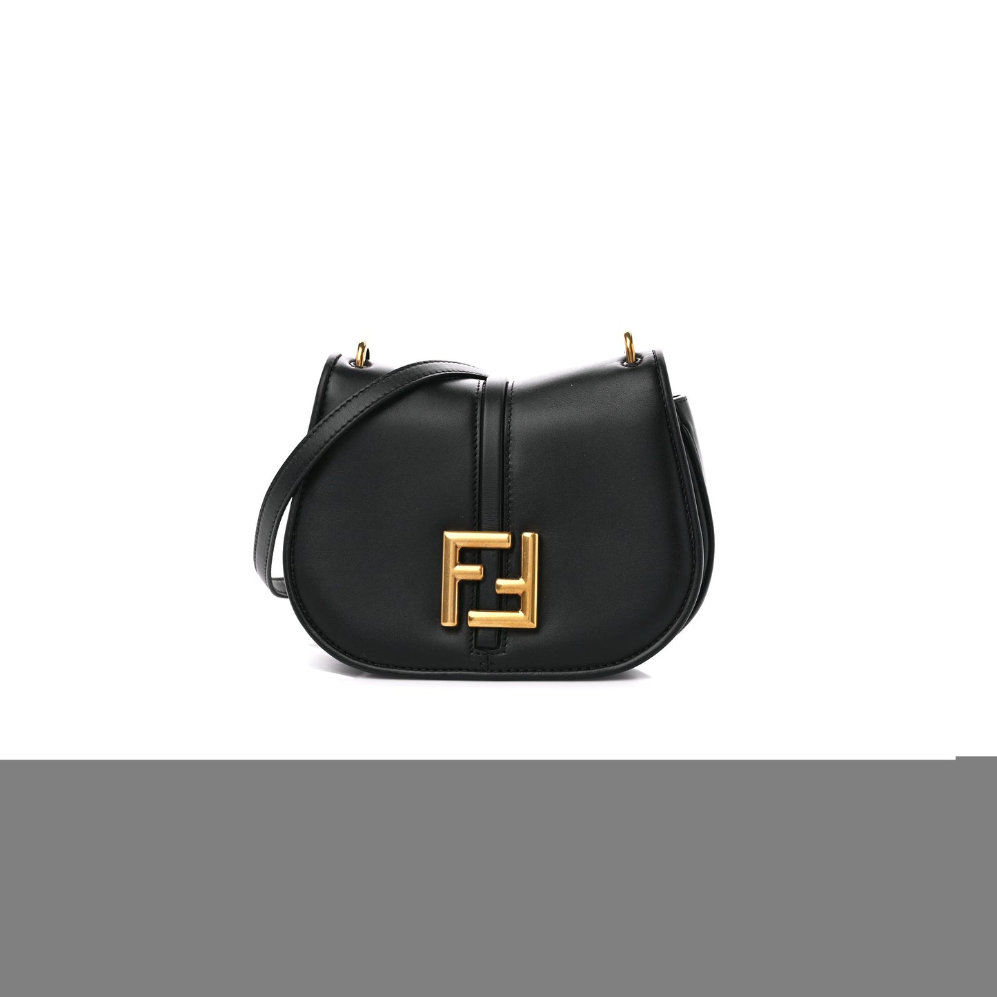 f**di vitello D01ce crystal mini by the way boston bag ardesia (19*13*9cm)