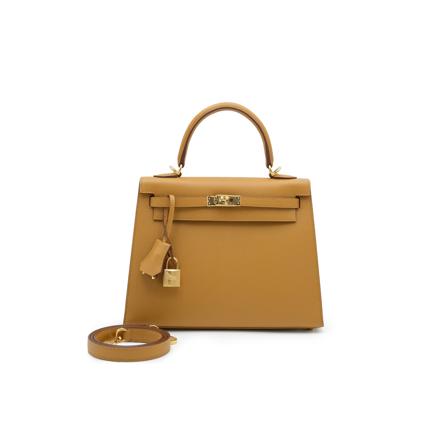 H**mes master sesame epsom kelly 25 sellier gold hardware (25*17*7cm)