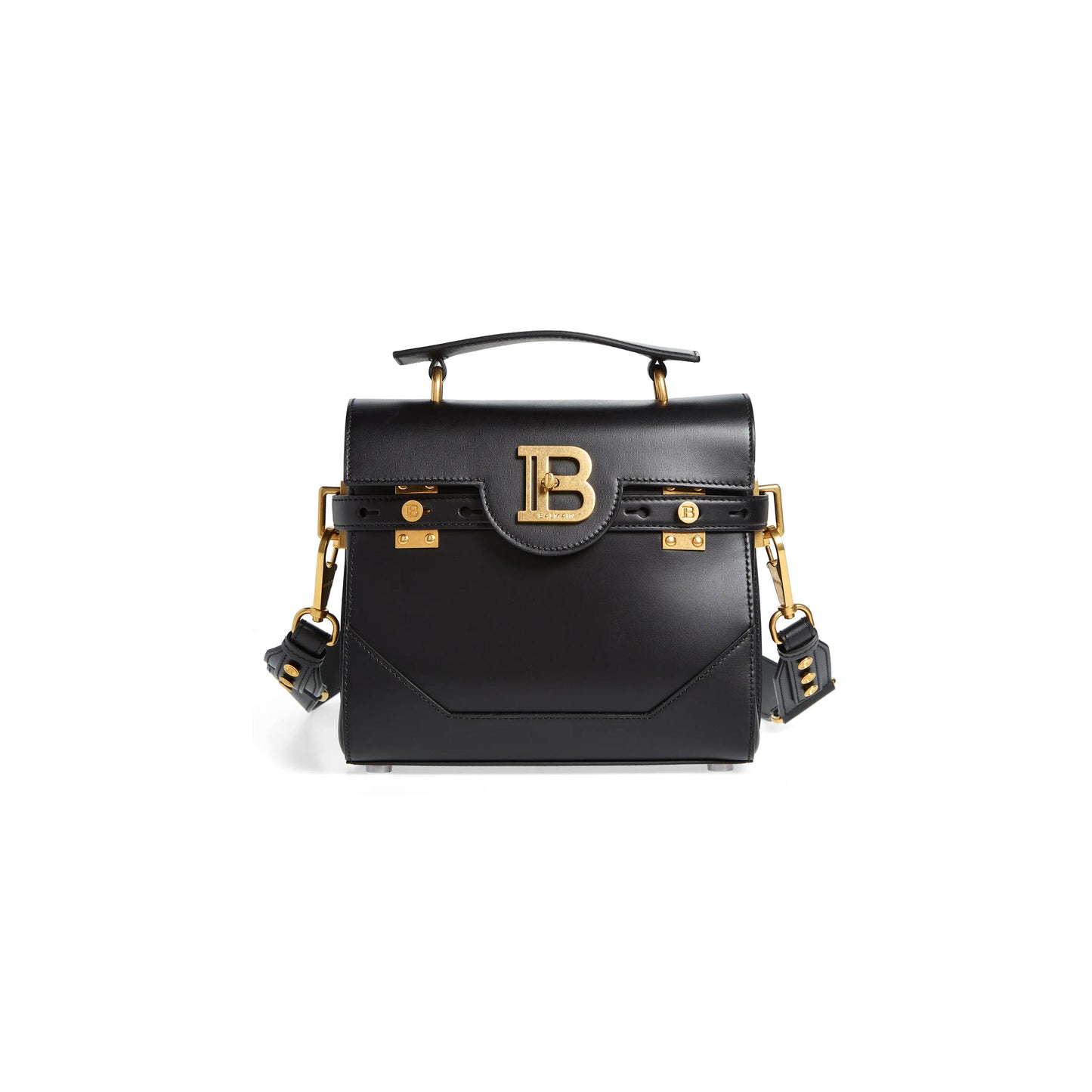 BALMAIN B-BUZZ 23 MONOGRAM LEATHER BAG BN1DB526LAVE0PA (23*20*11cm)