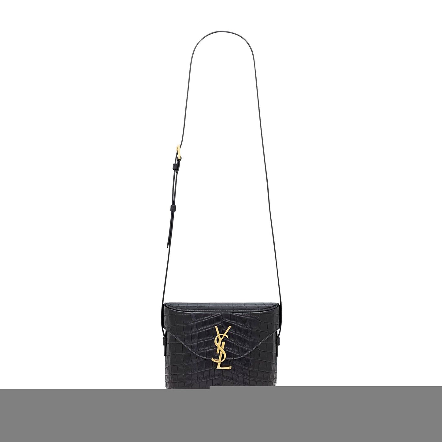 Y*L june box bag in crocodile-embossed leather 728606aaaoh1000 (19*15*8cm)