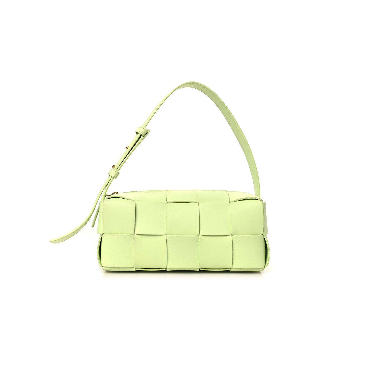 bo*te*ga ve*ne*ta lambskin maxi intrecciato small bR1ck cassette bag fennel (23*10*10cm)