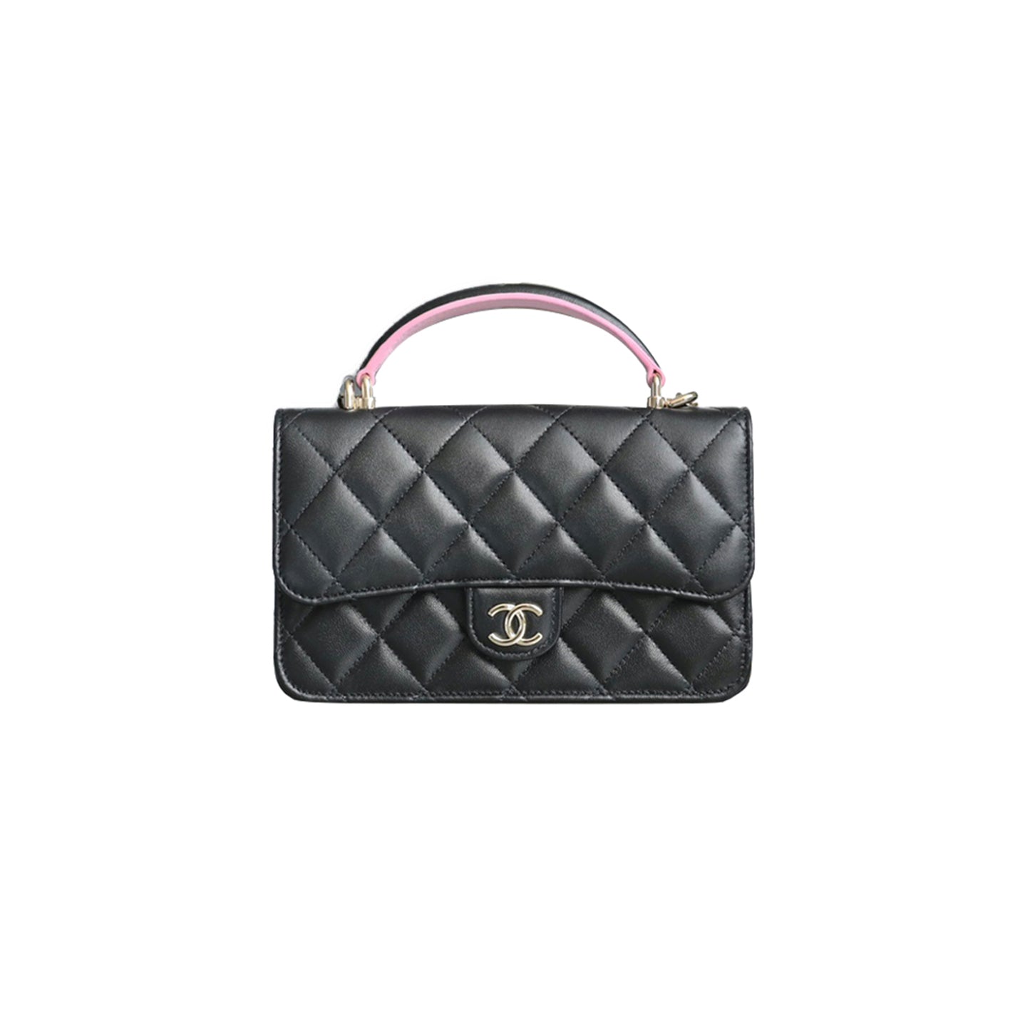Ch*el master chain mobile phone bag woc double color (17.2*10*3.3cm)