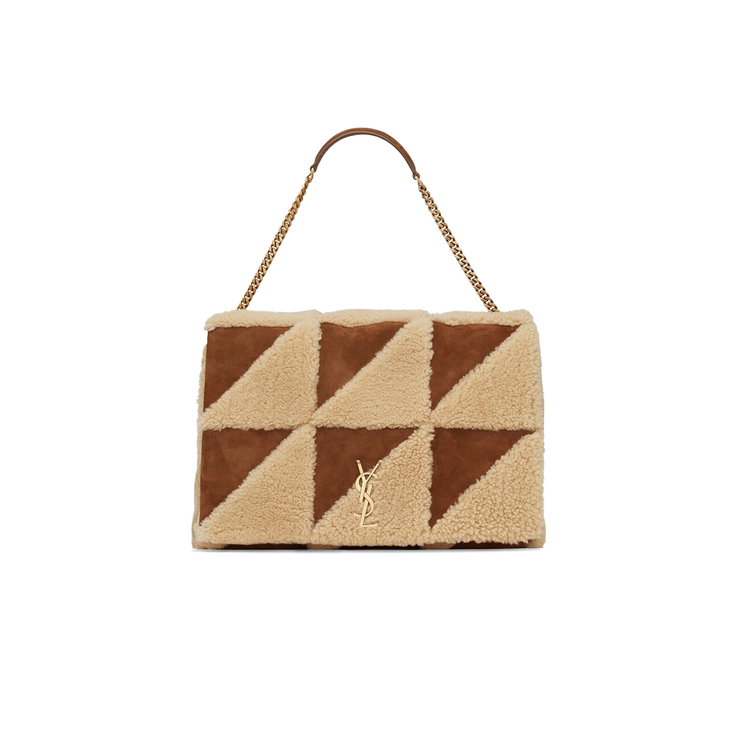 Y*L jamie large shearling shoulder bag gab5156470086 (38*26*12cm)