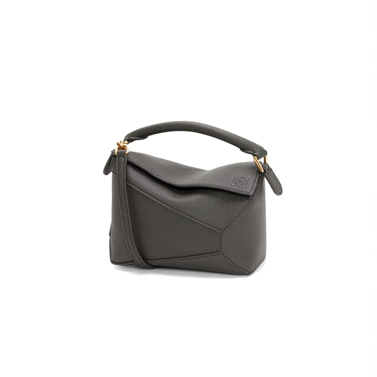 L0ew* mini puzzle edge bag in soft grained calfskin a510p88x16-1220 (18*12.5*8cm)