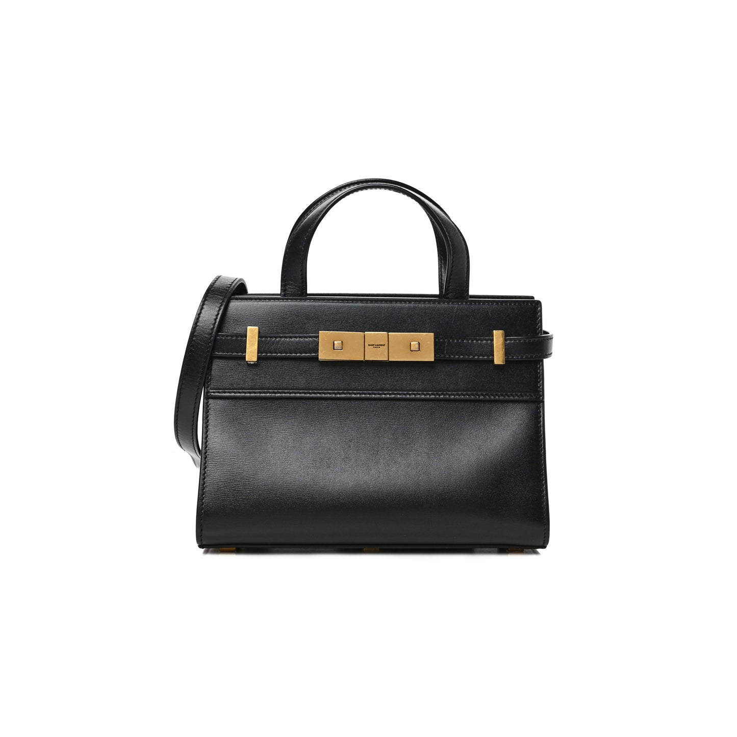 Y*L manhattan nano tote black in smooth leather 5937411344052 (21*16*9cm)