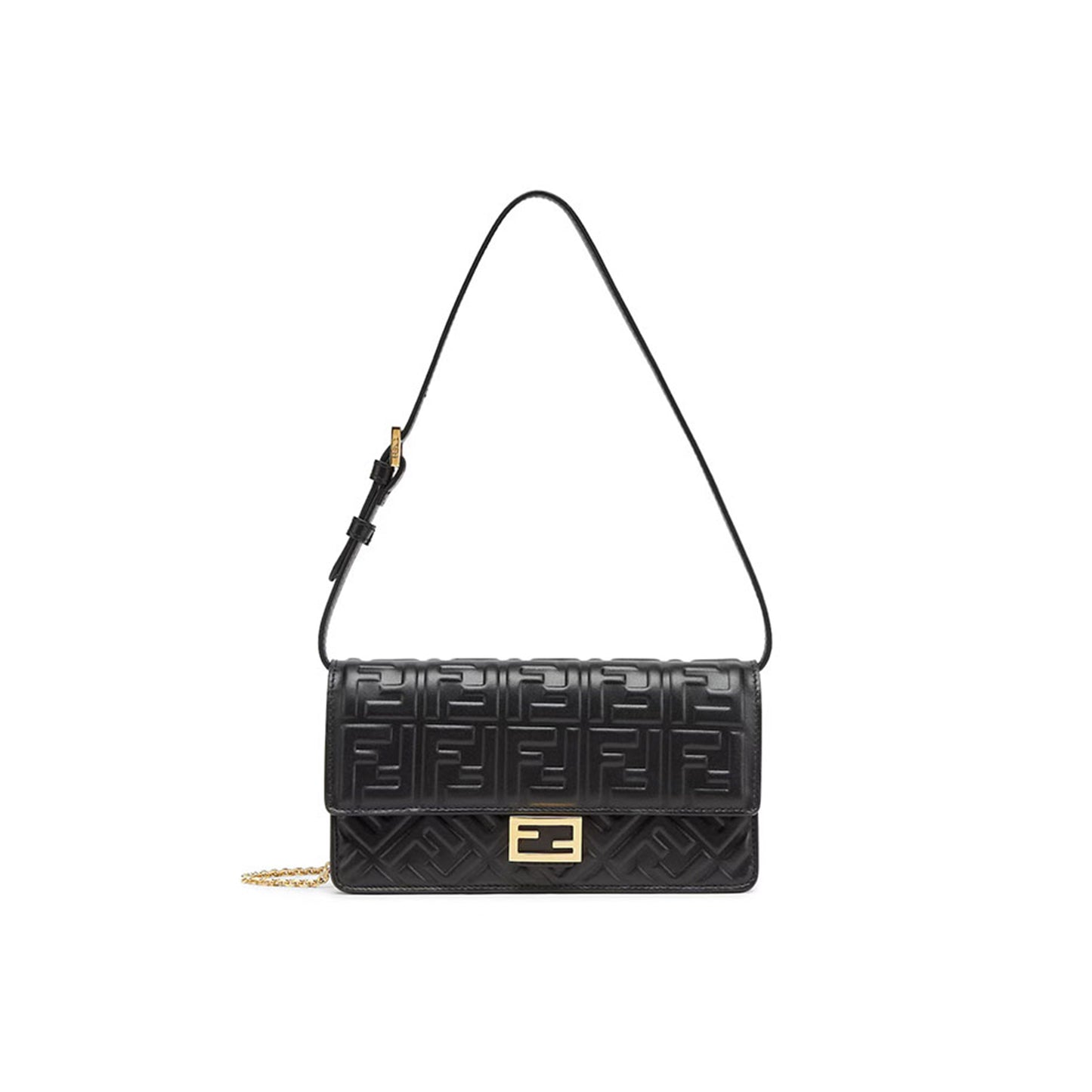 F**di wallet on chain baguette 8m0498aajdf0kur (21*11.5*5cm)