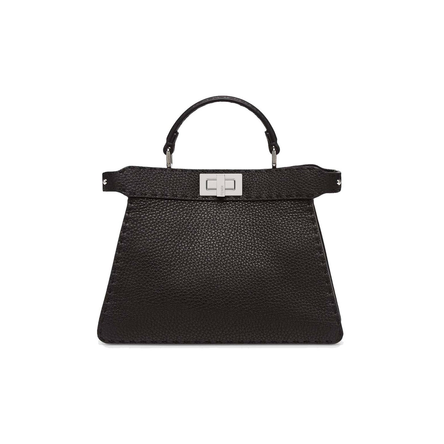 F**di peekaboo i seeu small - black selleria bag 8bn327adylf1eej (27*21*11cm)