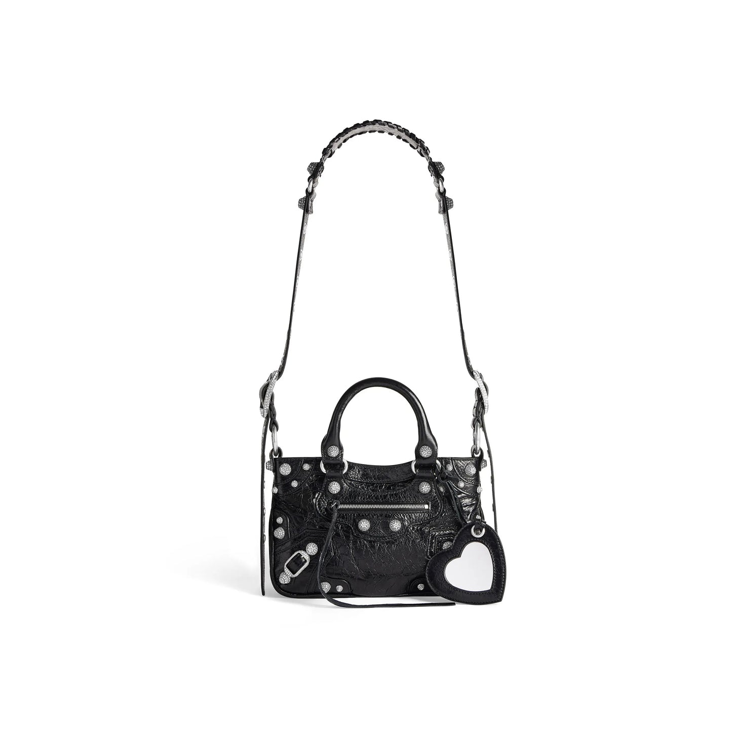 Ba*len*cia*ga neo cagole shoulder bag in black 751523210bk1000 (29.2*23.8*5cm)