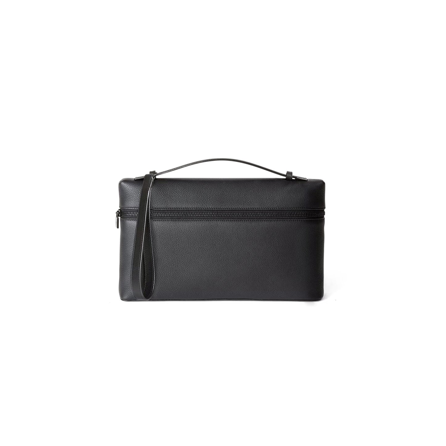 L0r0 P1ana extra pouch l29 grained calfskin fan9085 (29*17*5cm)