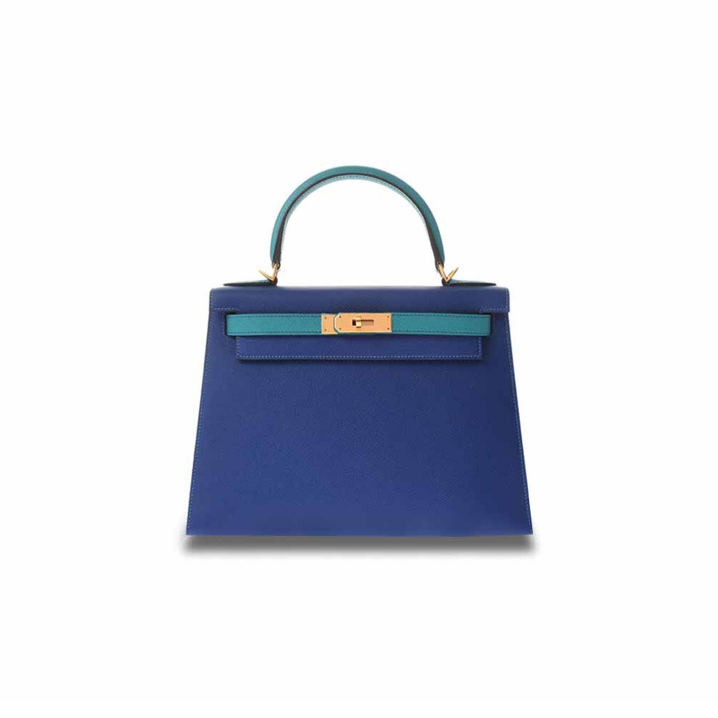 H**mes master kelly 28 epsom double color combination imported (28*22*10cm)